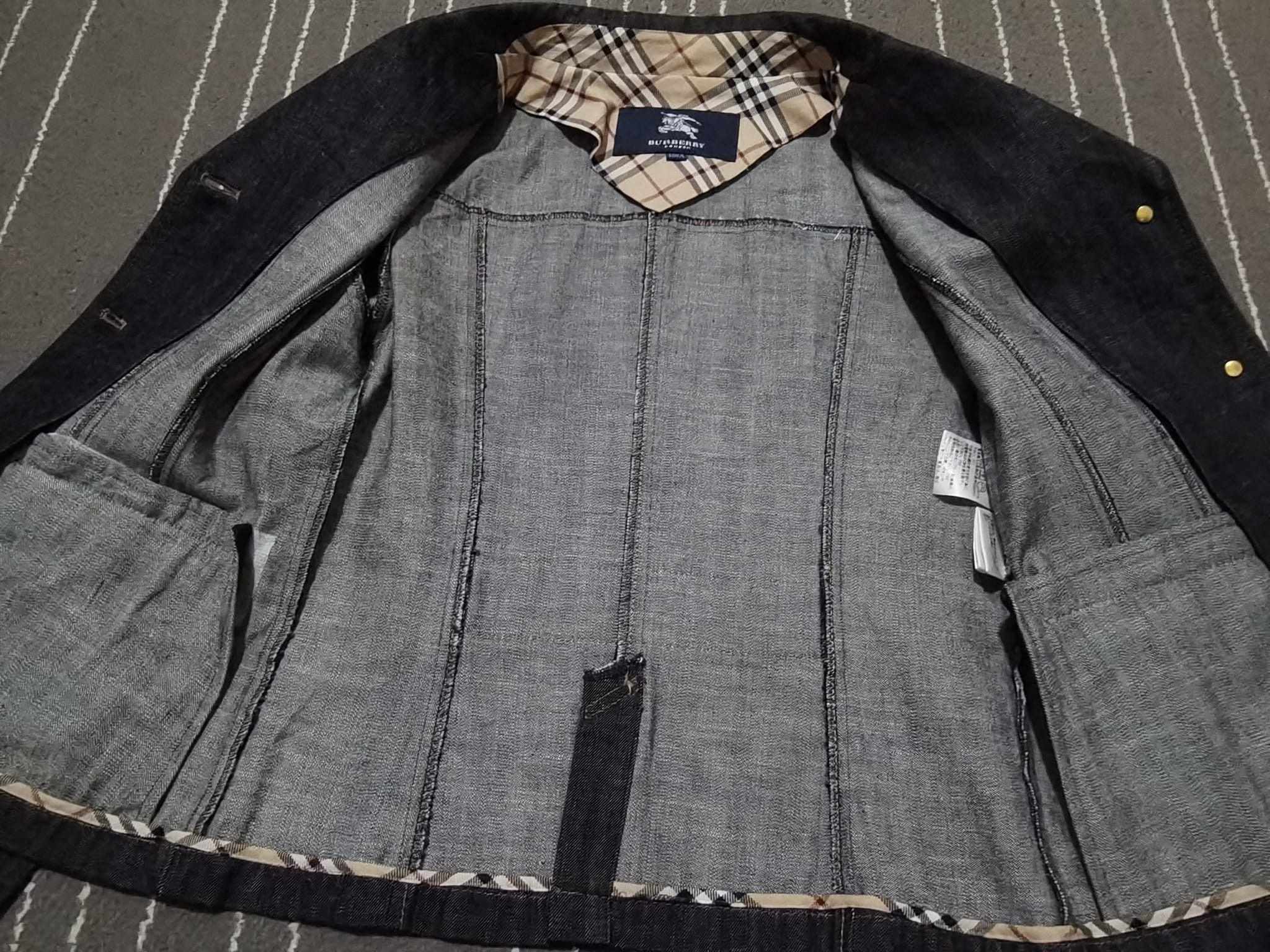 Burberry × Designer BURBERRY LONDON woman denim jacket XXS 2147 Size XXS / US 00 / IT 34 - 11 Thumbnail