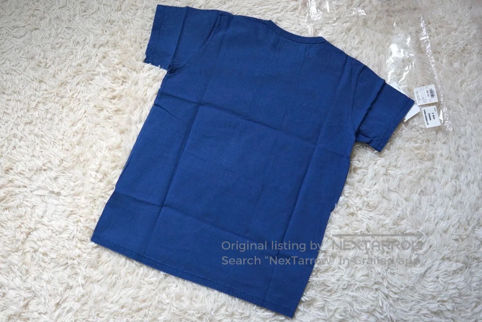 Visvim Blue Short Sleeve Crew Neck T-Shirt. Size US M / EU 48-50 / 2 - 3 Thumbnail