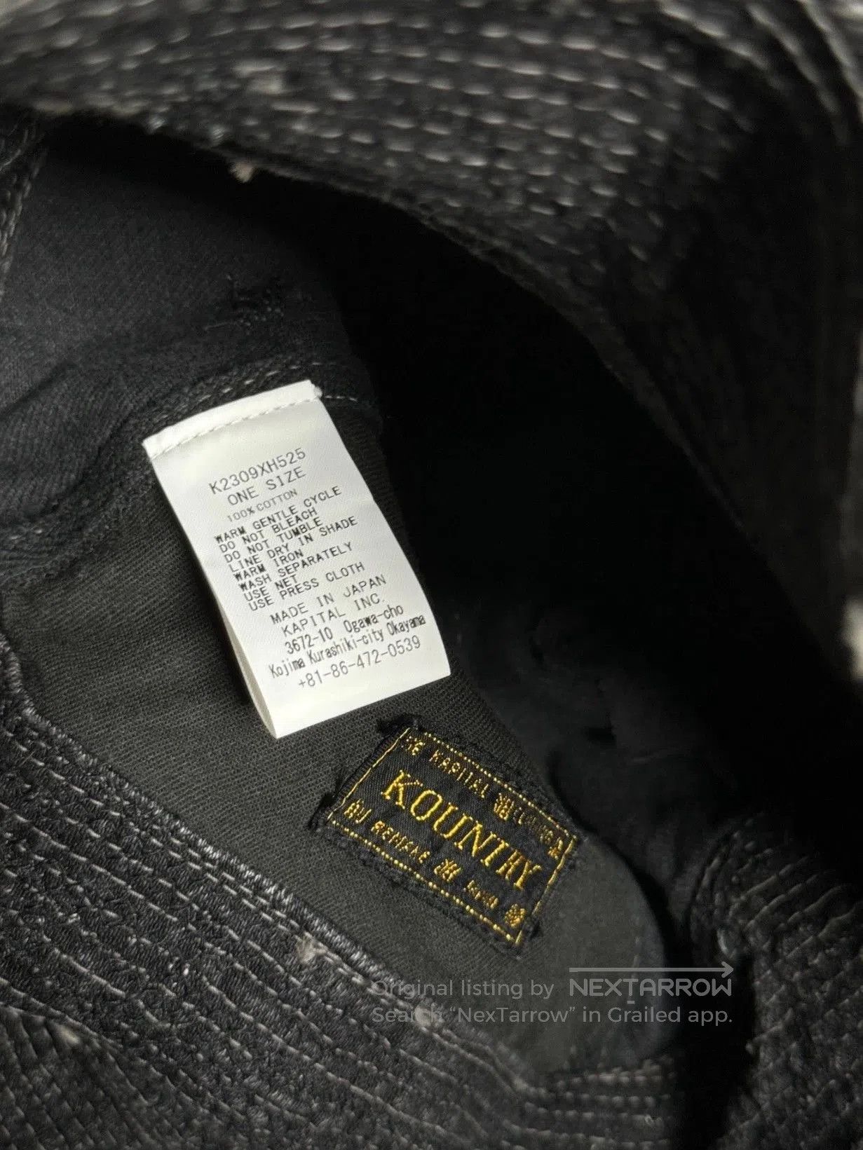 Kapital Kapital Old Man With Sea Vintage Destruction Do Old Hat . Size ONE SIZE - 4 Thumbnail