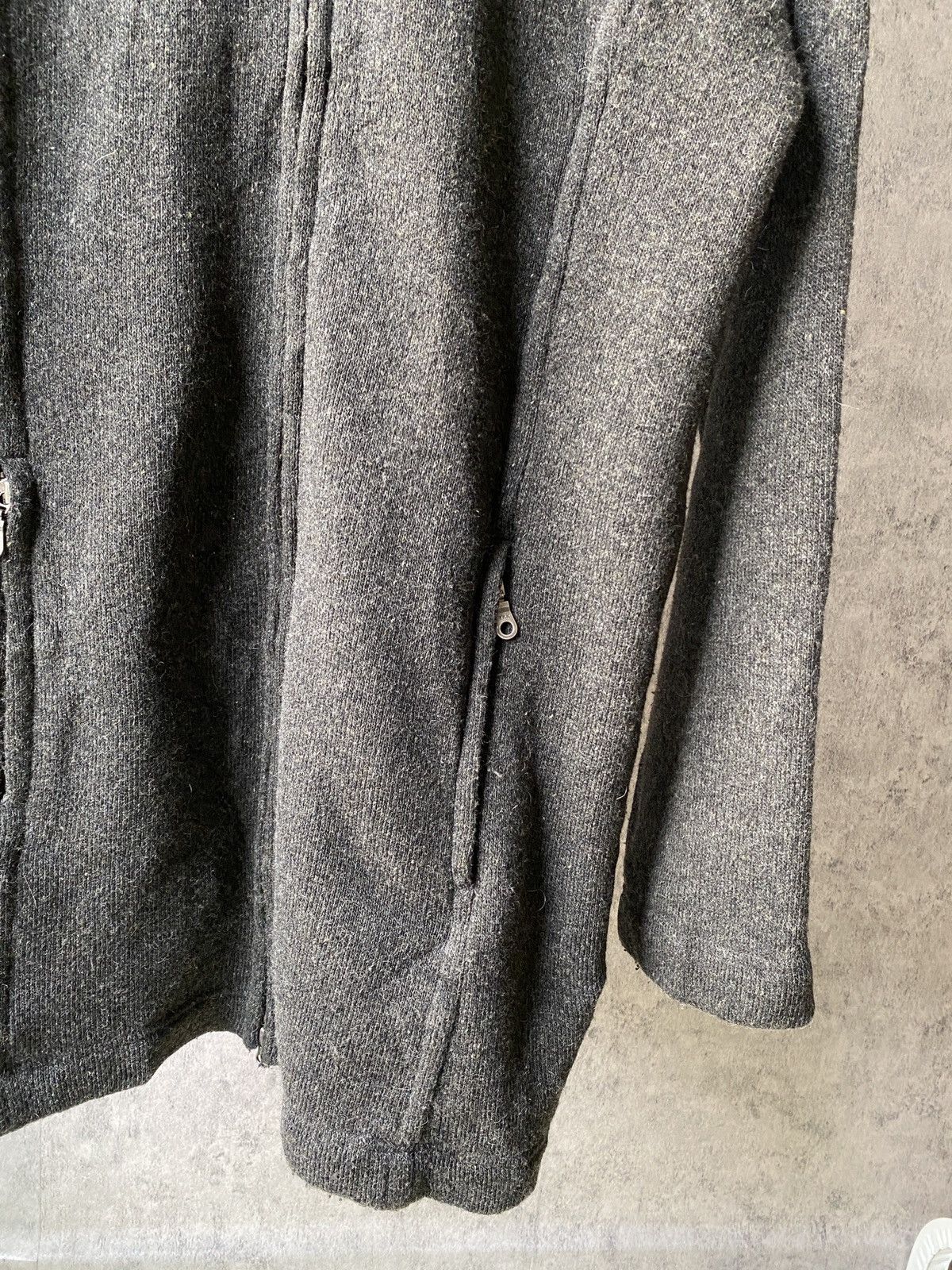 5351 POUR LES HOMMES × Japanese Brand 5351 Pour Les Hommes Japan Fur Hoodie Wool Zipper Jacket Size US M / EU 48-50 / 2 - 6 Thumbnail