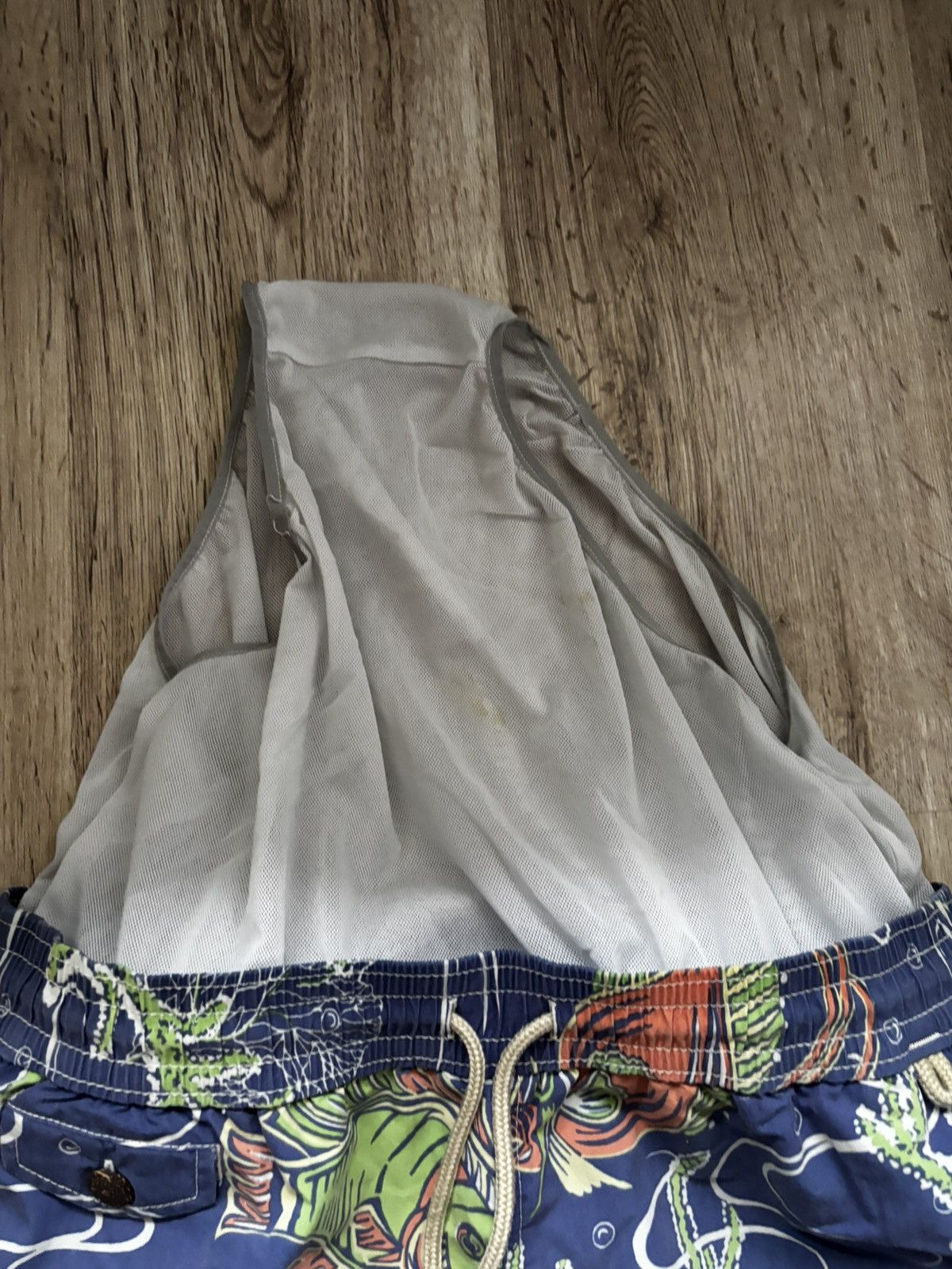 Polo Ralph Lauren Polo Ralph Lauren Blue Fish Print Cargo Swimming Trunks Size US 34 / EU 50 - 22 Thumbnail