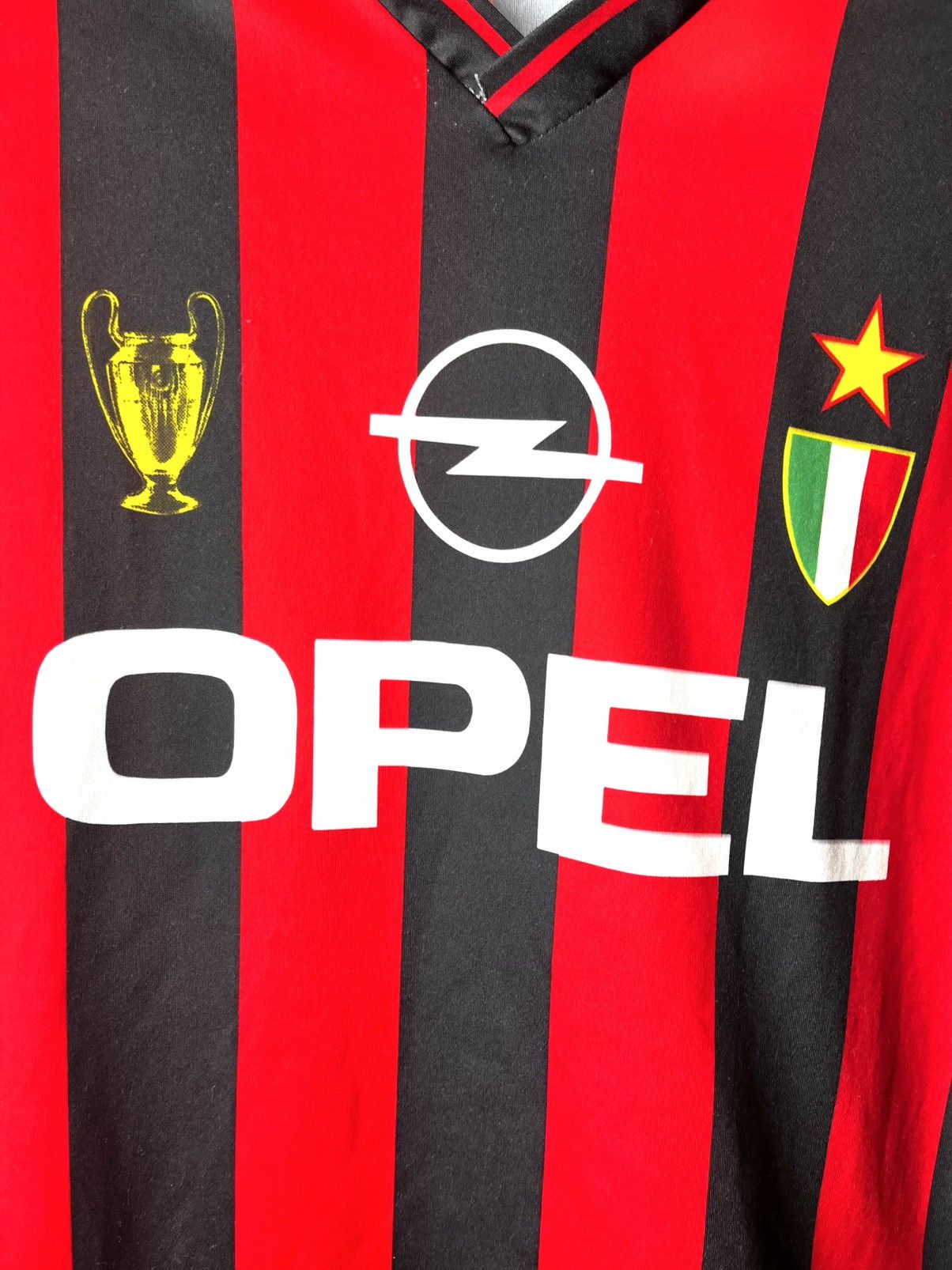 Vintage Vintage AC Milan Opel Soccer Shirt Retro Football Tee Size US L / EU 52-54 / 3 - 2 Thumbnail