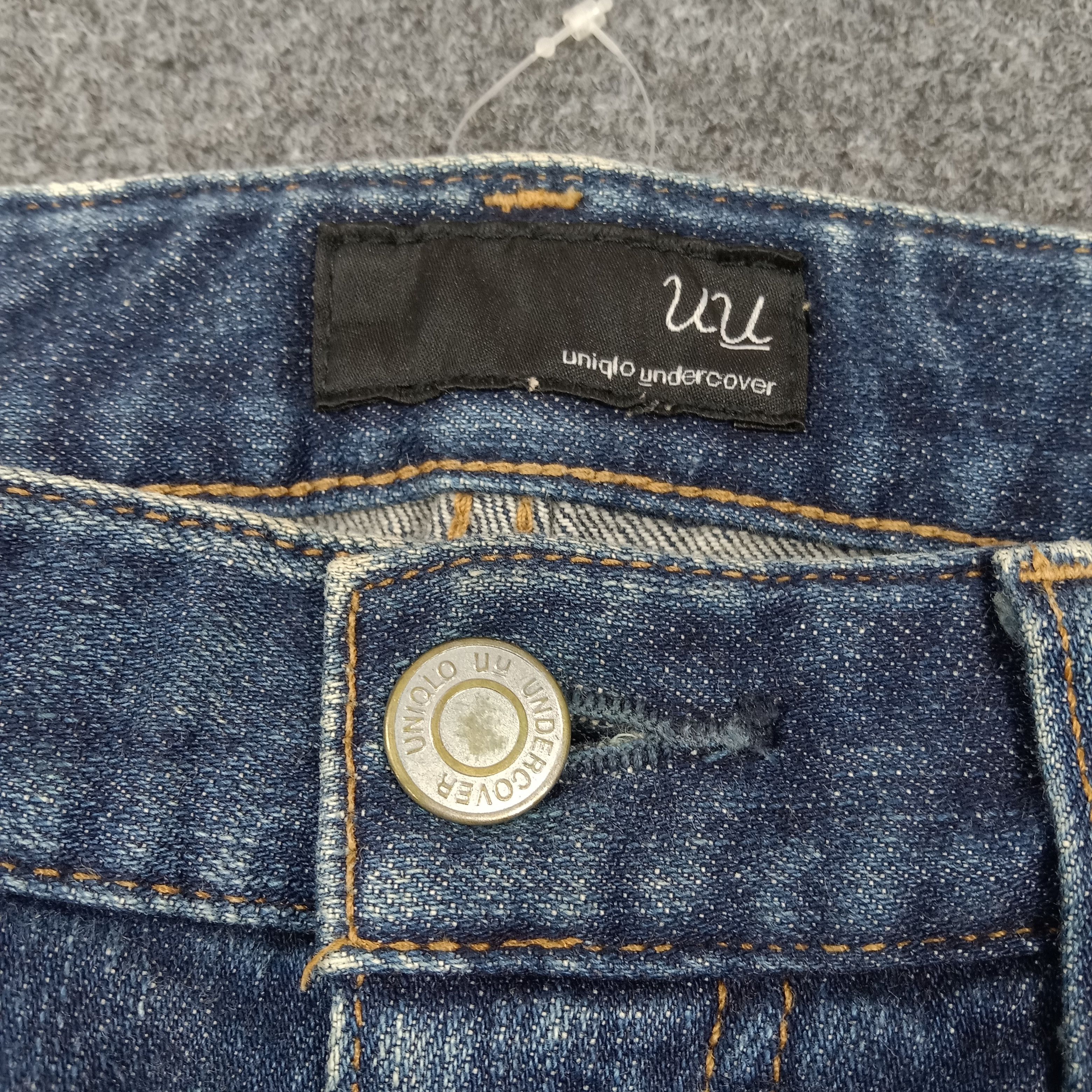 Uniqlo Uniqlo Undercover UU Slim Straight Denim Jeans C280N4 Size US 30 / EU 46 - 4 Thumbnail