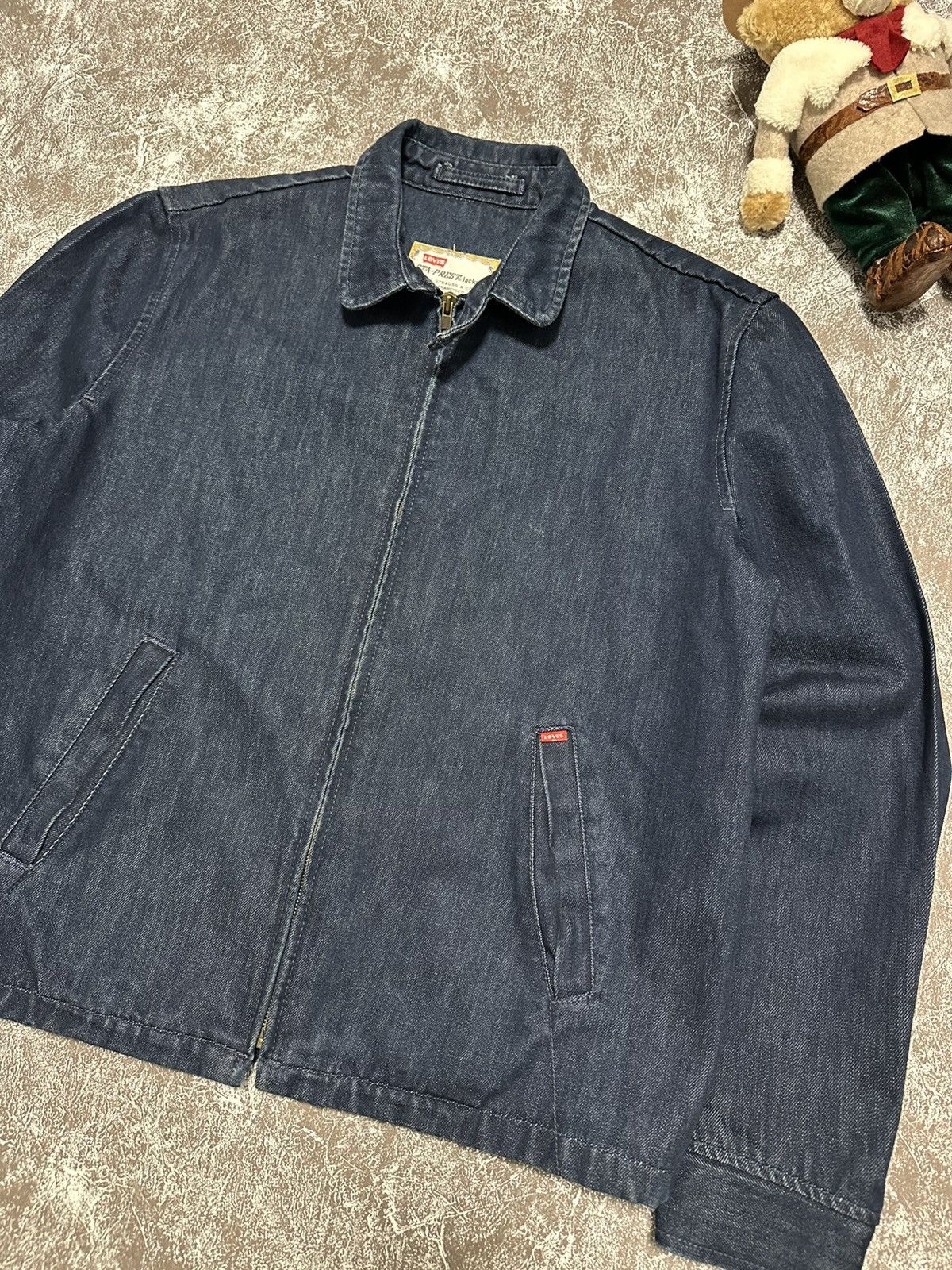 Levi's Vintage Clothing Levis Jacket Sta-prest Jeans Denim Vintage American Style Size US M / EU 48-50 / 2 - 2 Thumbnail