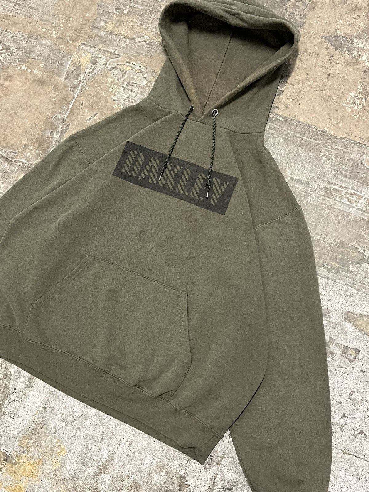 Oakley × Vintage Oakley sunglasses earth tone box logo hoodie y2k hype rare Size US L / EU 52-54 / 3 - 5 Thumbnail