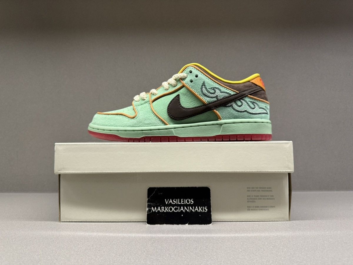 Nike Nike SB Dunk Low Rodeo Tourmaline Size US 9 / EU 42 - 1 Thumbnail