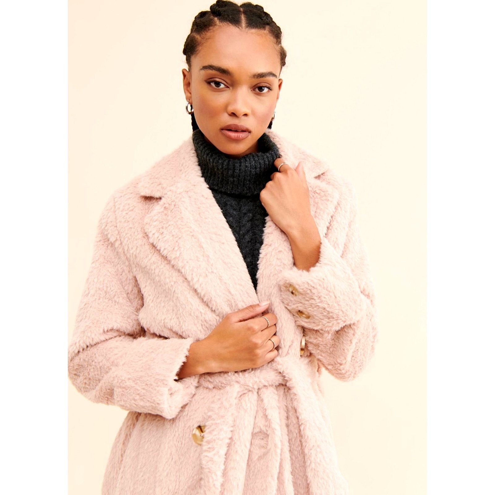 Free People Free People Cuff it Coat Pink size S Size S / US 4 / IT 40 - 4 Thumbnail