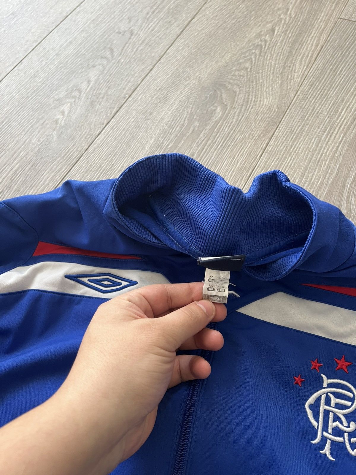 Umbro × Vintage Vintage Umbro Rangers Football Track Jacket Soccer Size US XXL / EU 58 / 5 - 6 Thumbnail