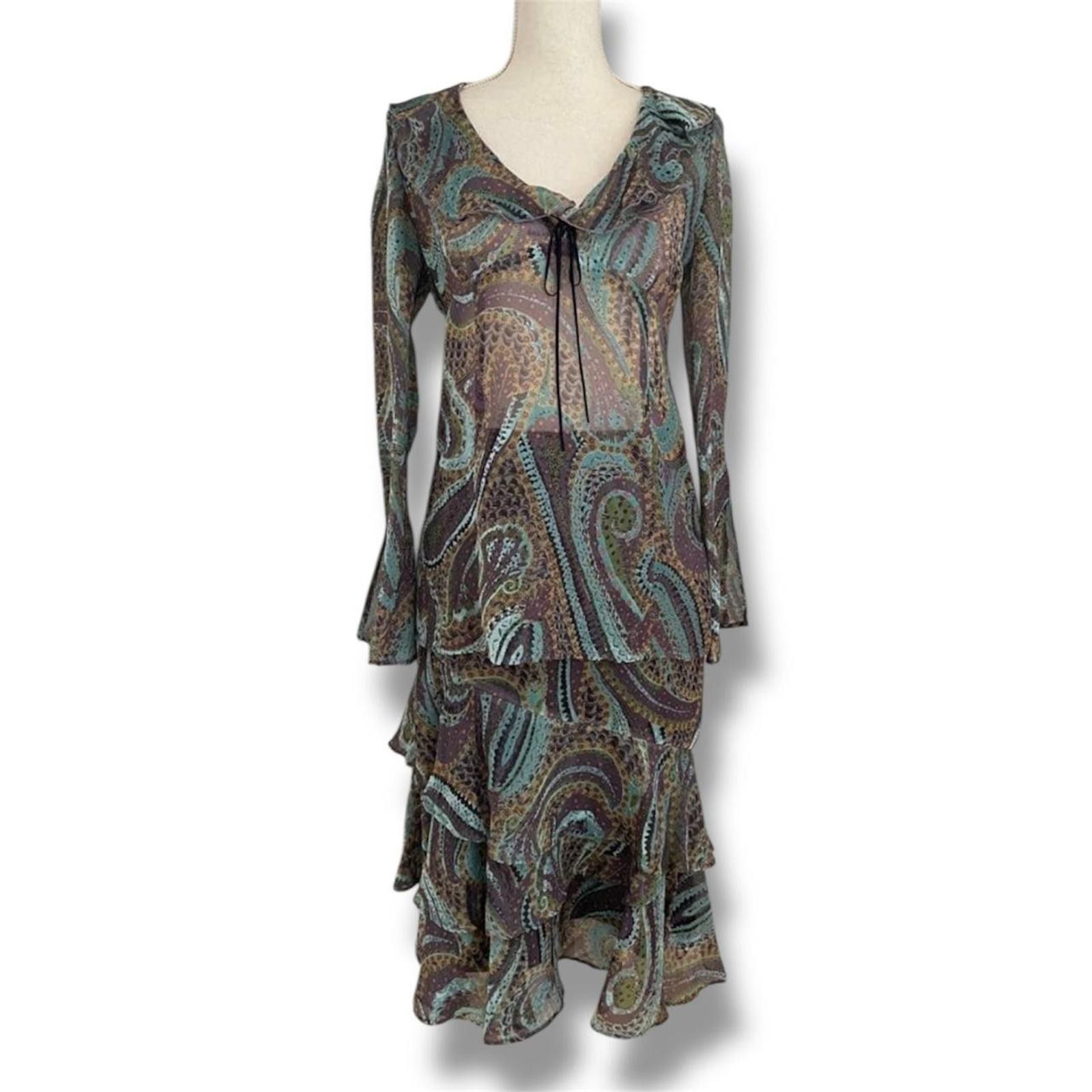 Other Boho whimsy goth flowy ruffle sheer co-ord sets Size ONE SIZE - 1 Thumbnail