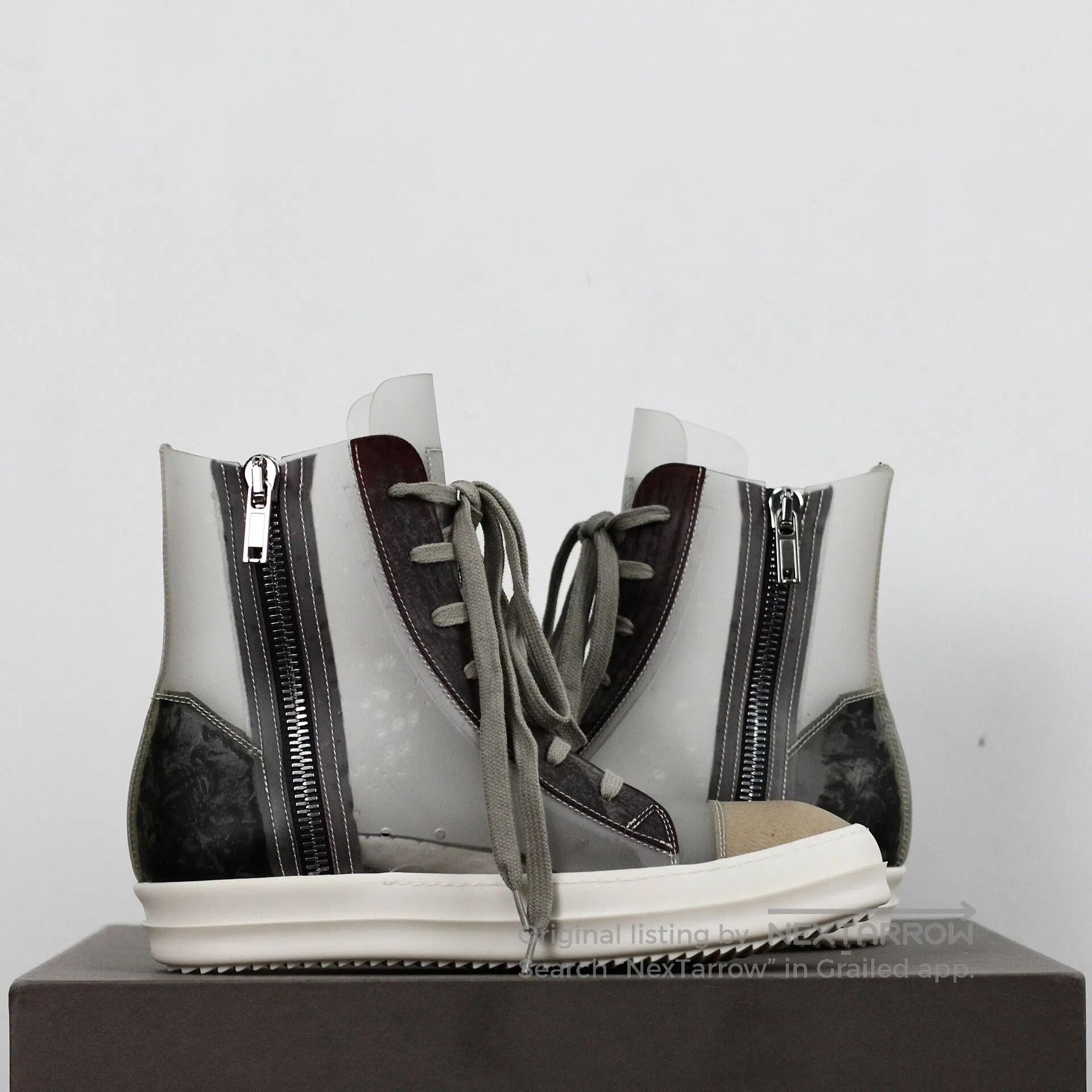 Rick Owens Rick Owens Transparent PVC High. Size US 7.5 / EU 40-41 - 3 Thumbnail