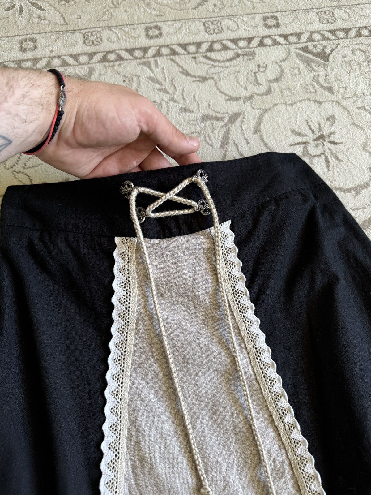 Hysteric Glamour Vintage Stockerpoint Fairy Core Maxi Skirt Gothic Vibe Y2K Size 30" / US 8 / IT 44 - 10 Thumbnail
