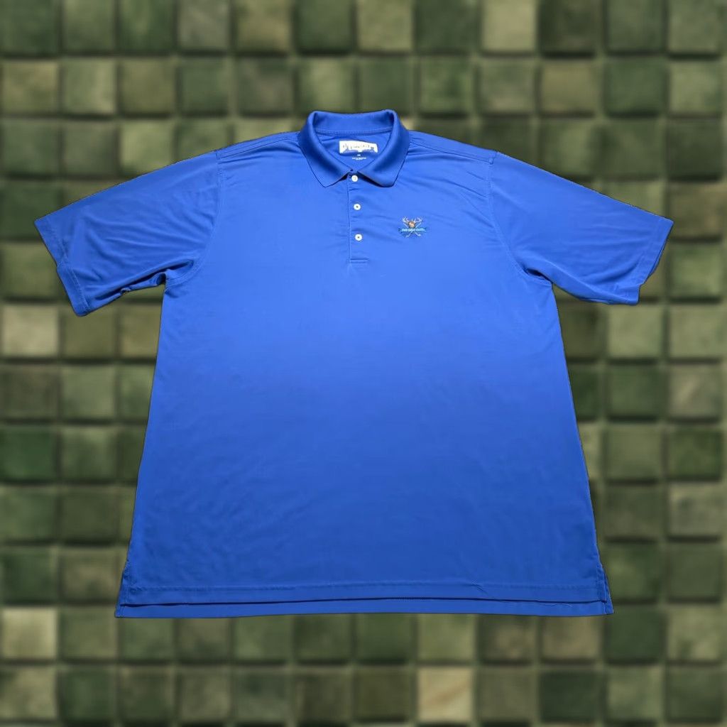Vintage Donald Ross Golf Polo Shirt Mens 2XL Royal Blue Solid Performance Size US XXL / EU 58 / 5 - 1 Thumbnail