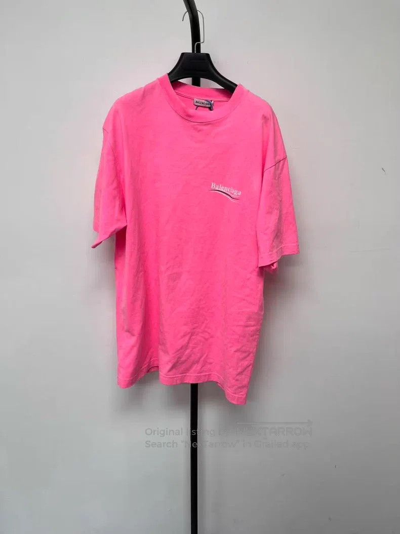 Balenciaga Balenciaga Logo letter print casual round-neck short-sleev Size XS / US 0-2 / IT 36-38 - 1 Thumbnail