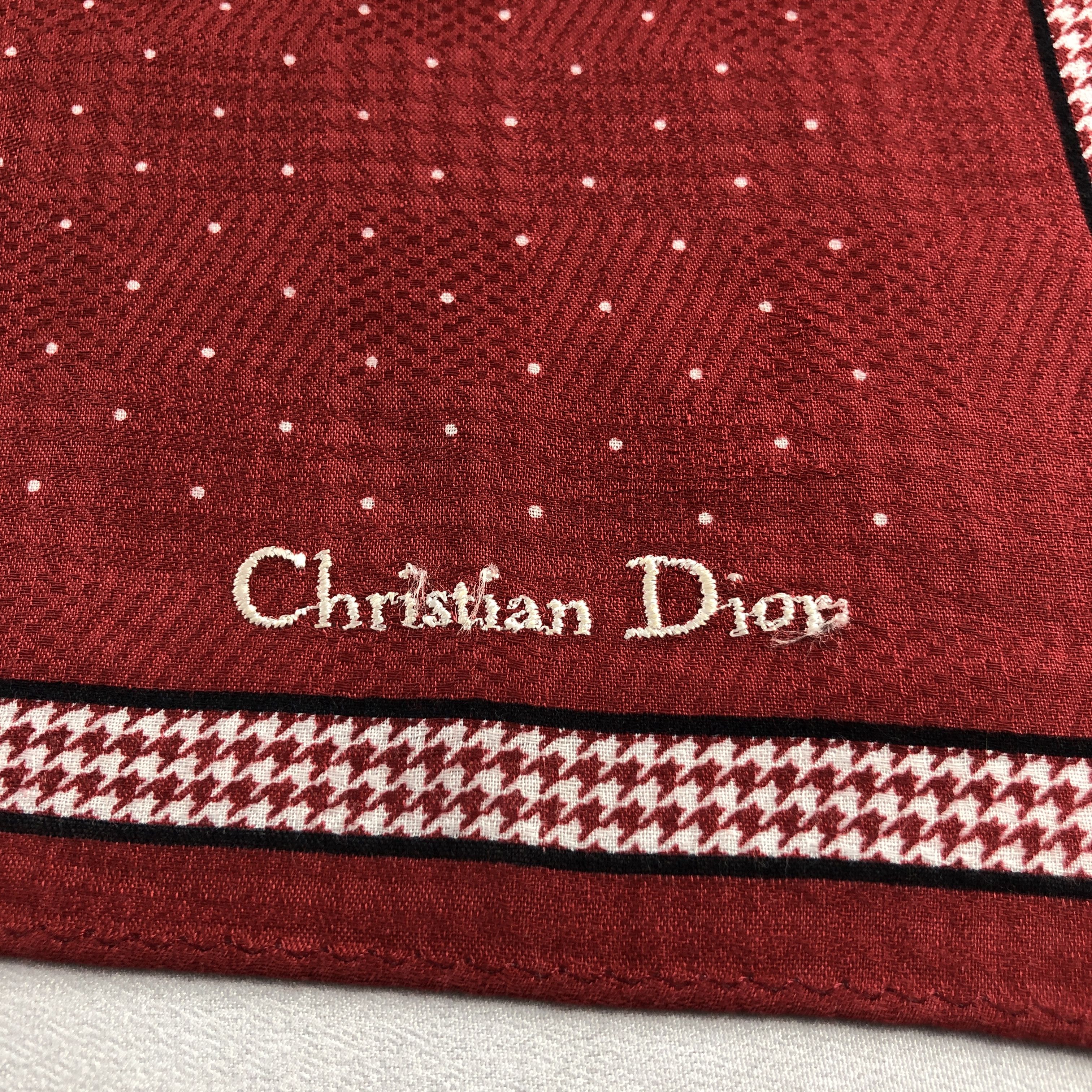 Vintage ChRisTIAN diOR Handkerchief Neckerchief Bandana H2562 Size ONE SIZE - 3 Thumbnail