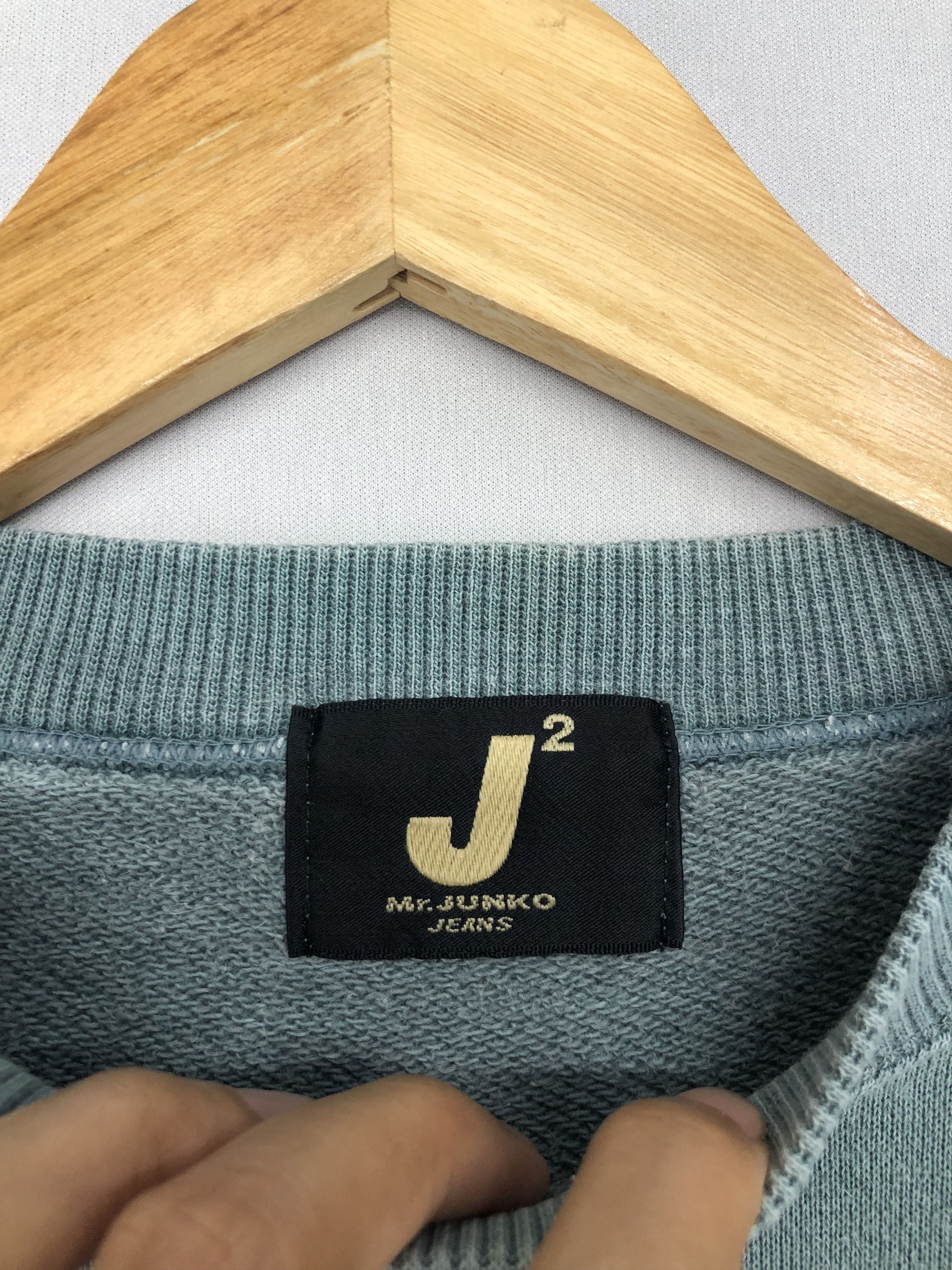 Mr. Junko Vintage 90s Mr. Junko Jeans Crewneck Sweatshirt Size US L / EU 52-54 / 3 - 10 Thumbnail