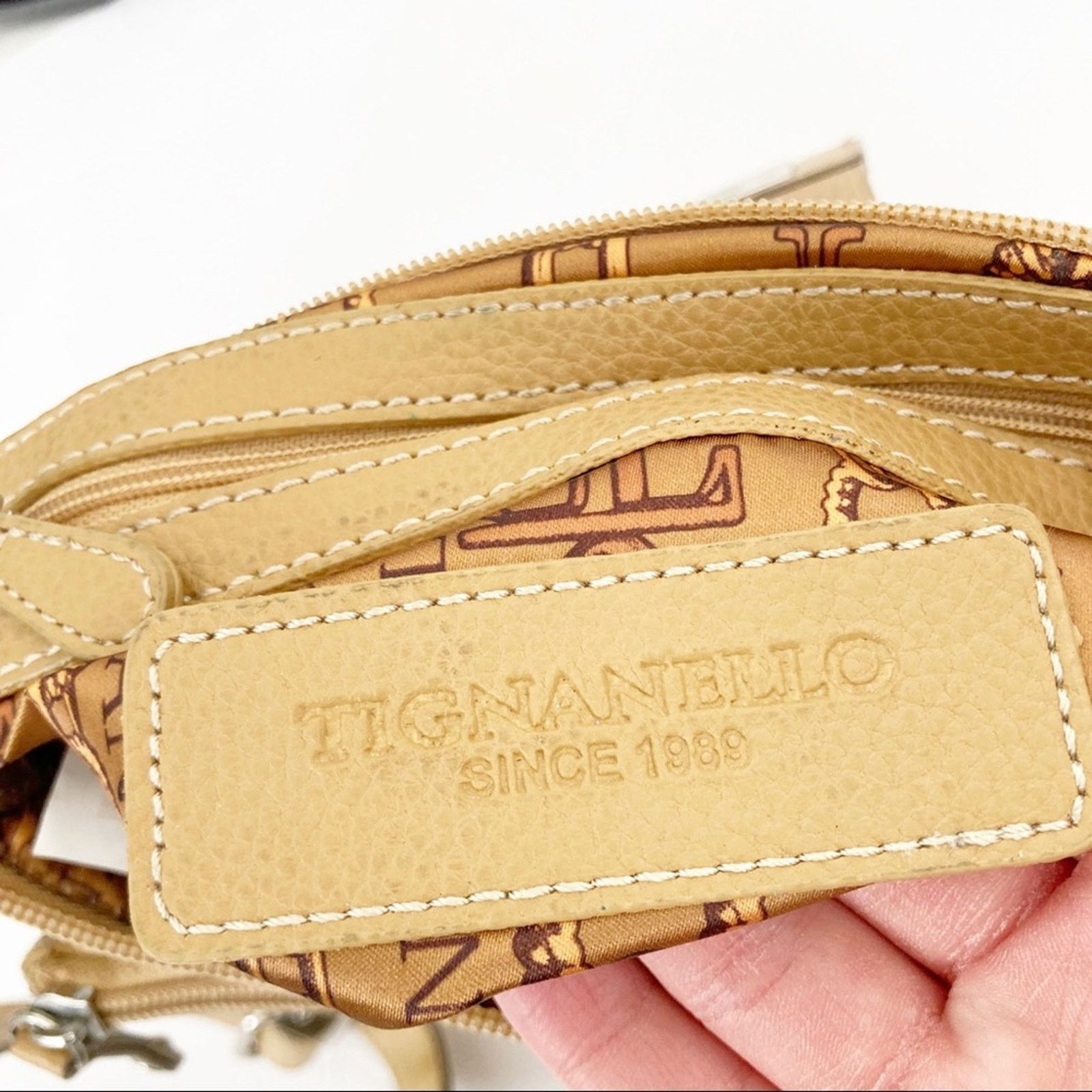 Other Tignanello Tan Leather Crossbody Bag Size ONE SIZE - 6 Thumbnail