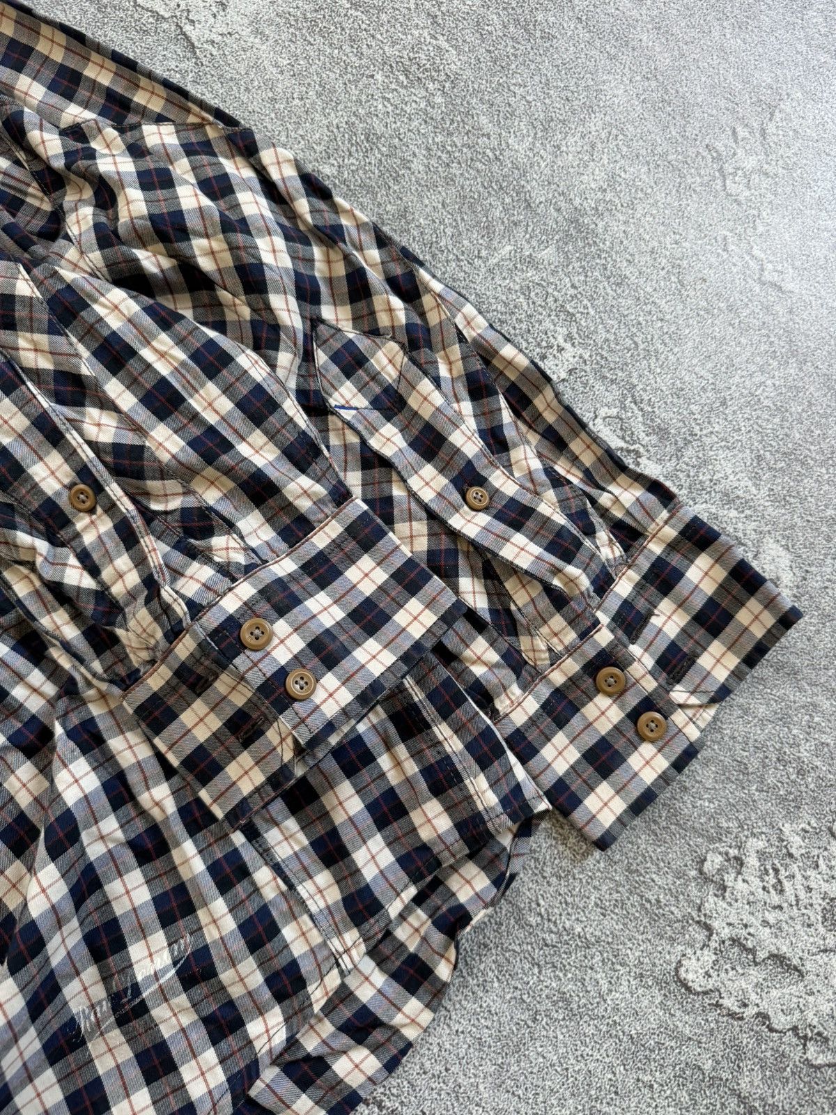 Flannel × G-Star G star raw XL Nevada force shirt L/S flannel button up vntg Size US XL / EU 56 / 4 - 15 Thumbnail