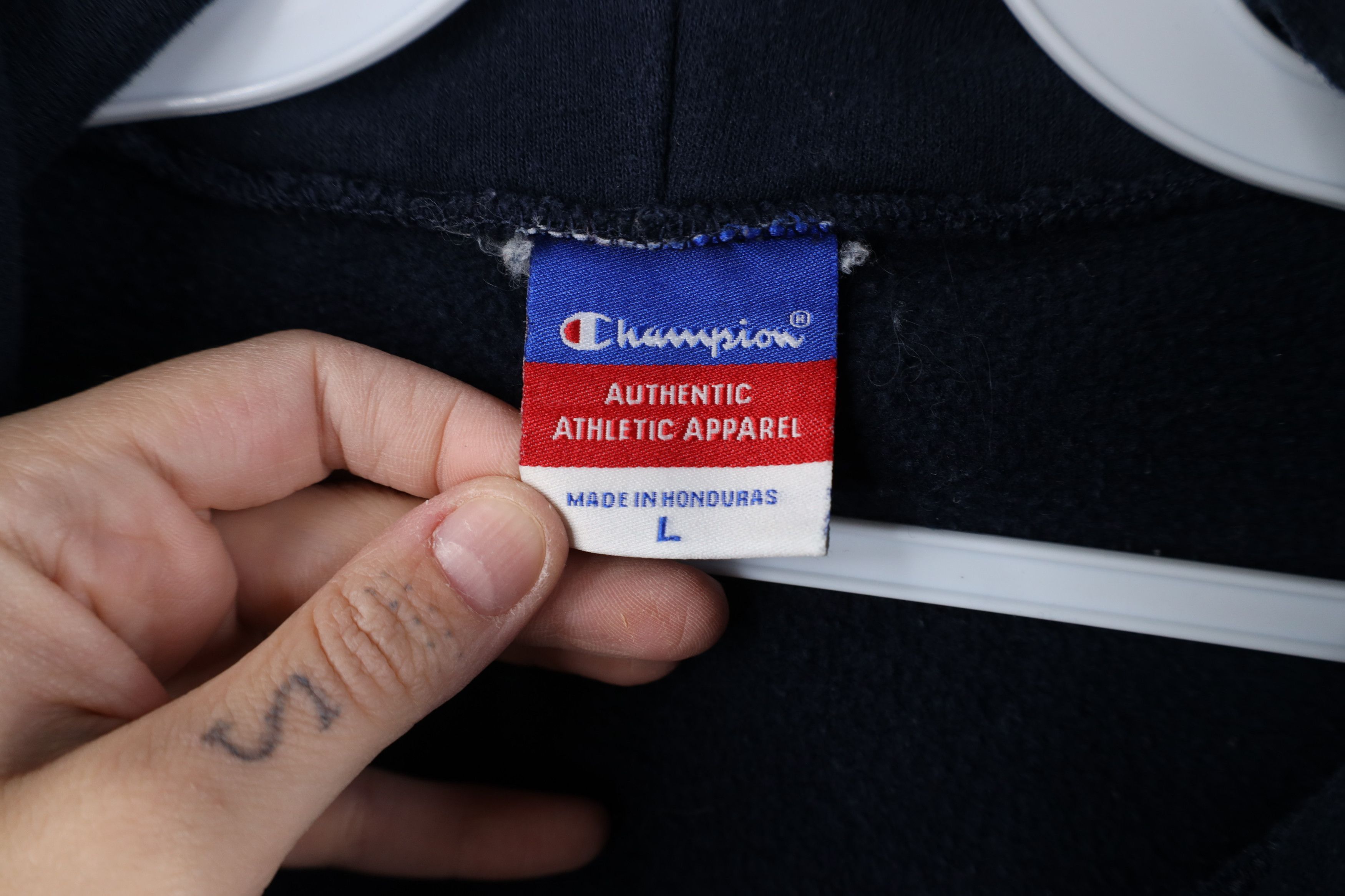 Champion Vintage Champion Dame University Half Zip Hoodie Sweatshirt Size US L / EU 52-54 / 3 - 8 Thumbnail