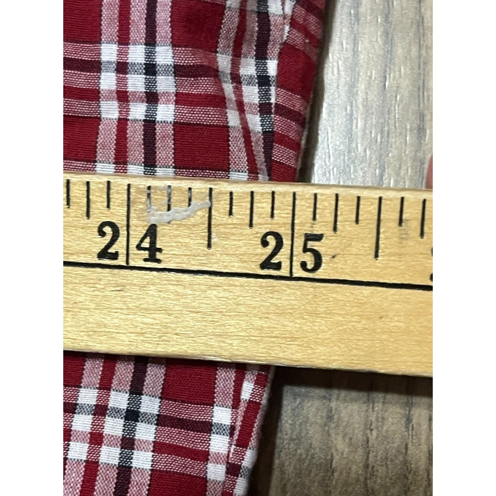 Wrangler Wrangler Shirt Mens 2XL Red White Plaid Button Up Western Shirt Size US XXL / EU 58 / 5 - 7 Thumbnail