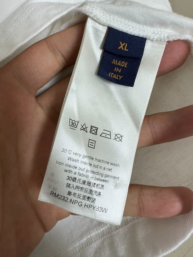 Louis Vuitton Louis Vuitton White short sleeves Size US XL / EU 56 / 4 - 4 Thumbnail