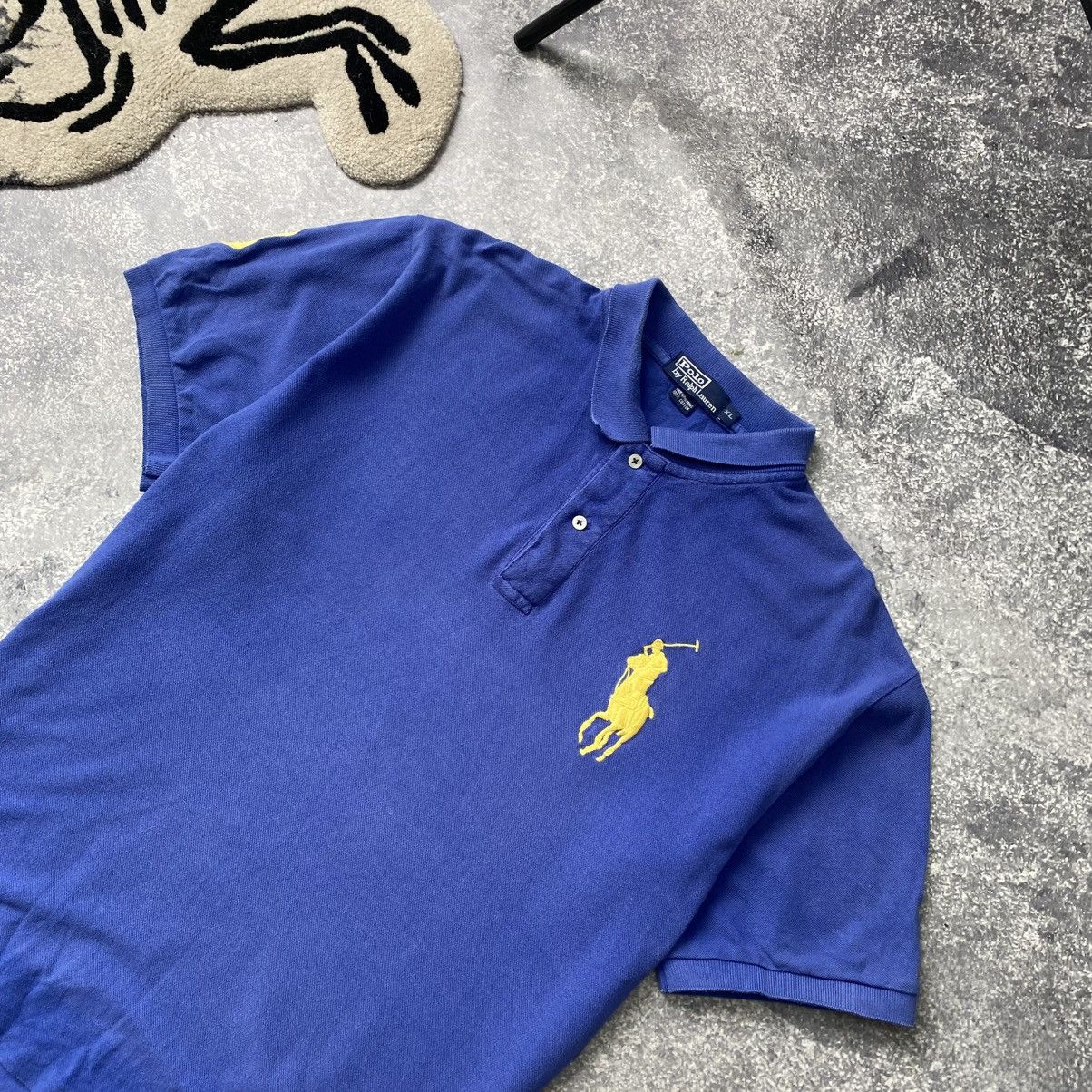 Polo Ralph Lauren Vintage Polo Ralph Lauren Big Pony 3 Faded y2k polo Size US XL / EU 56 / 4 - 2 Thumbnail