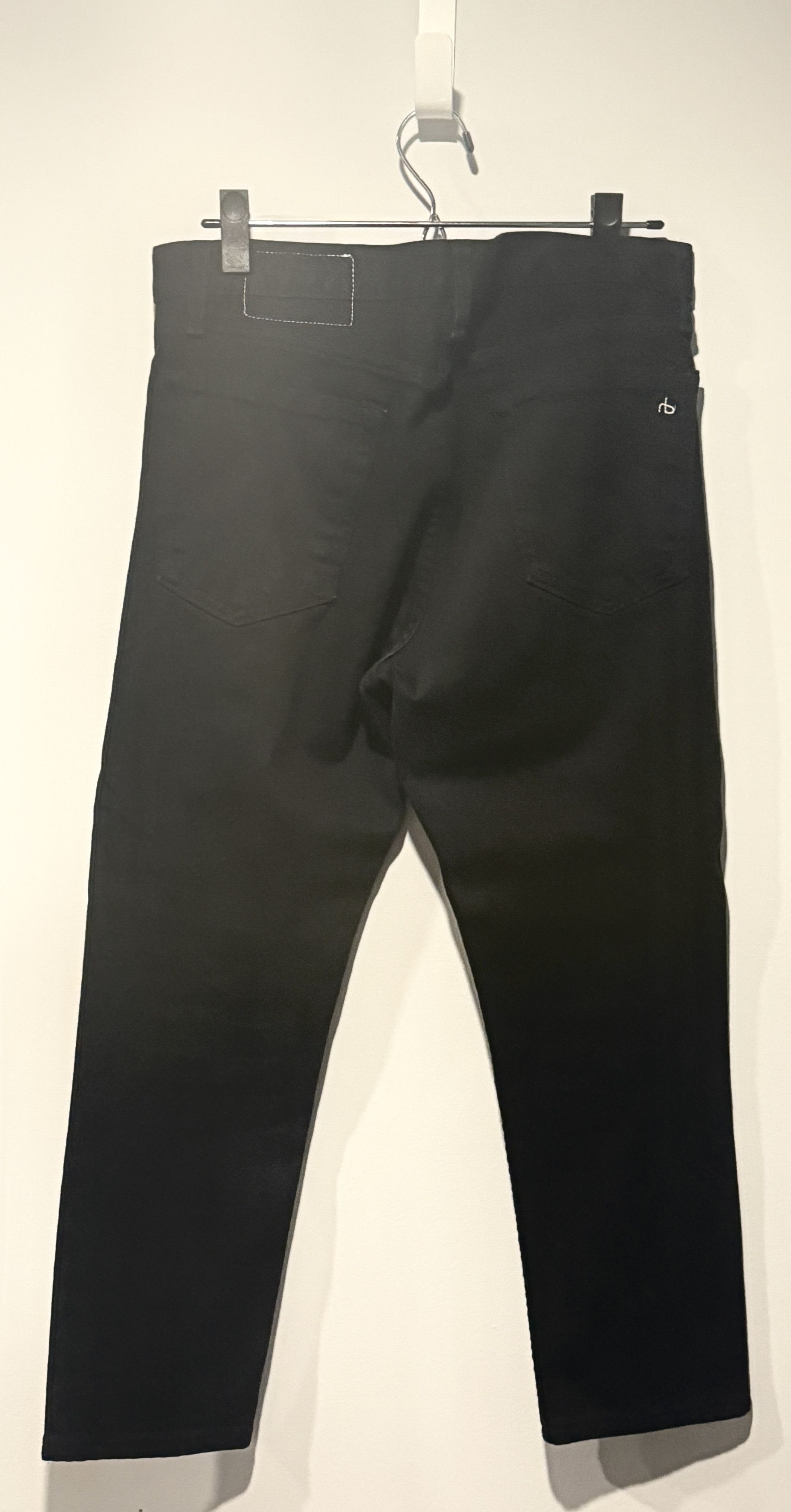 Rag & Bone Rag & Bone Slim Fit Jeans (Black) Size US 30 / EU 46 - 2 Thumbnail