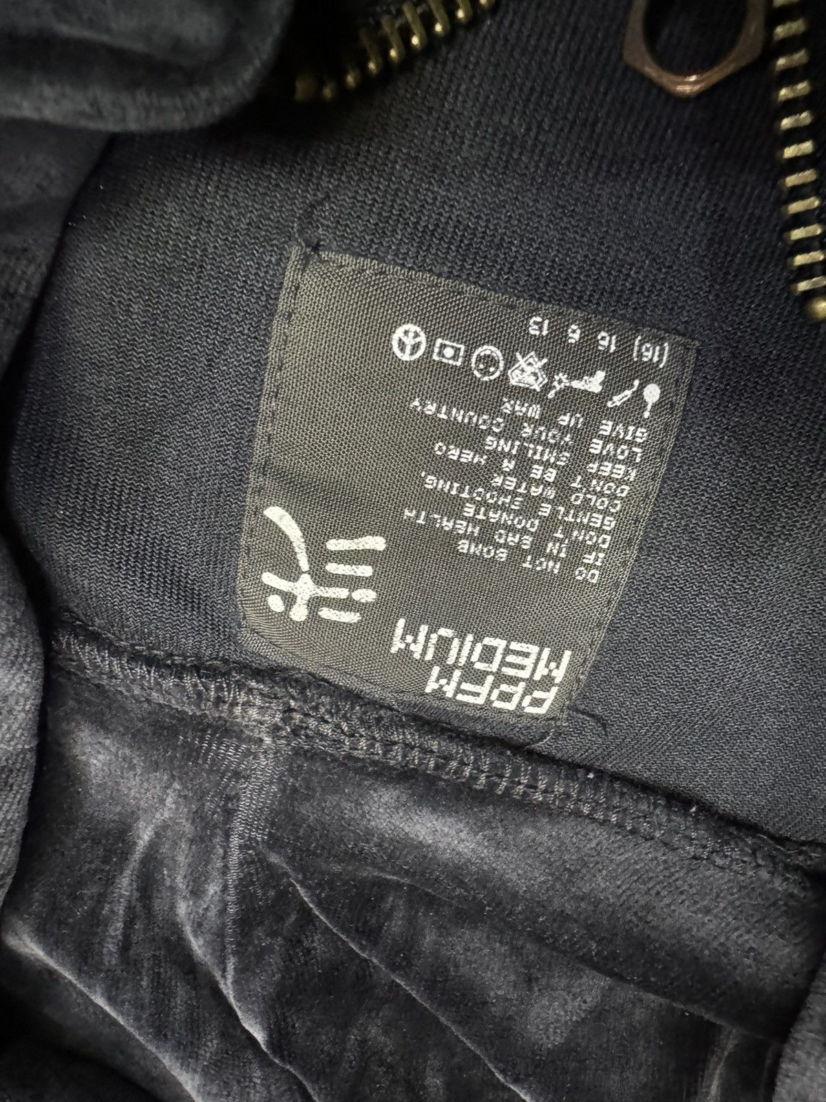 PPFM × Vintage PPFM GOLDEN KURT'S NOISE VELVET HOODIE ZIPPER Size US M / EU 48-50 / 2 - 6 Thumbnail