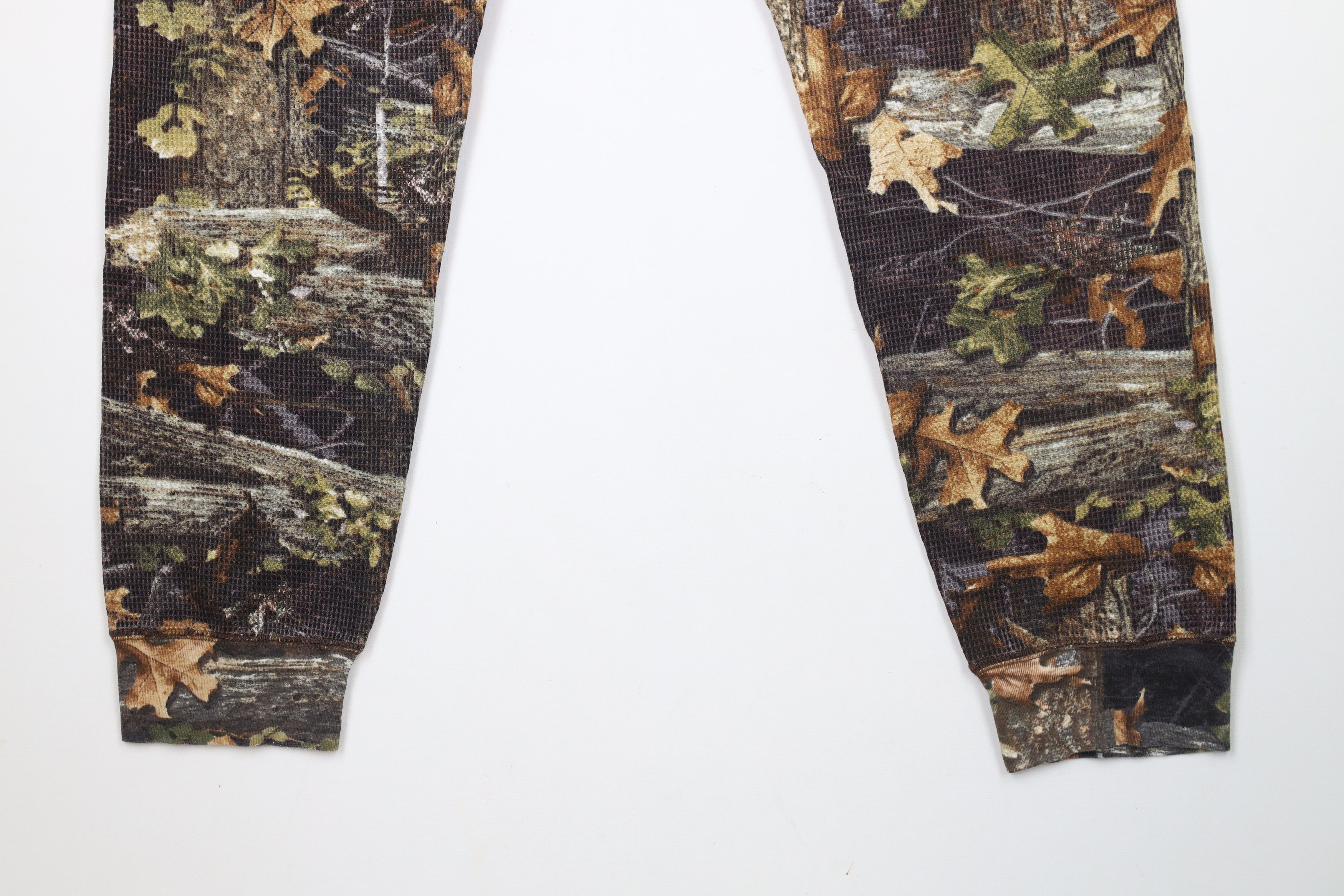 Vintage Vintage 90s Camouflage Thermal Waffle Knit Joggers Pants Size US 38 / EU 54 - 10 Thumbnail