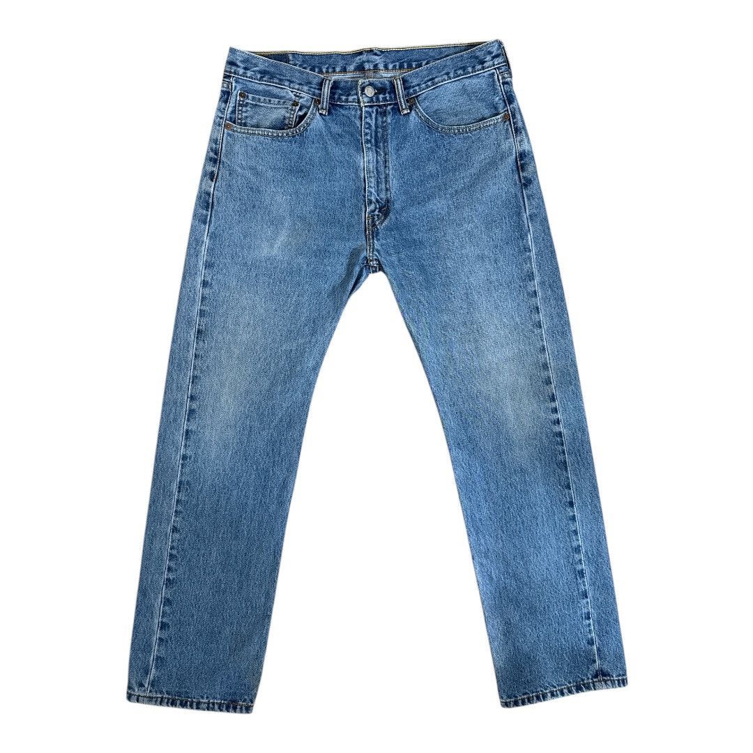 Japanese Brand × Levi's Vintage Levi’s 505 Blue Denim Jeans Size US 36 / EU 52 - 1 Thumbnail