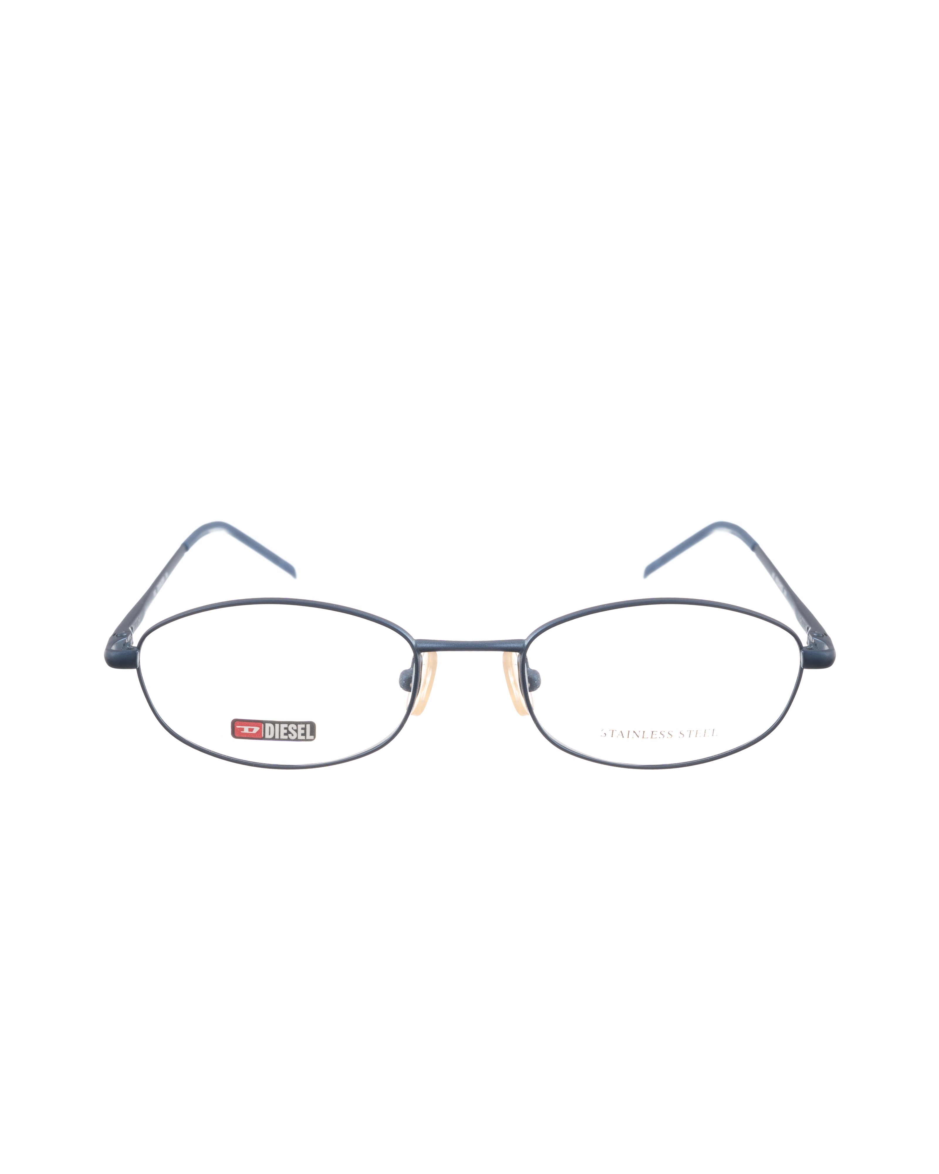 Diesel Diesel '00s Denim Blue Matte Metal Oval Glasses Size ONE SIZE - 2 Thumbnail