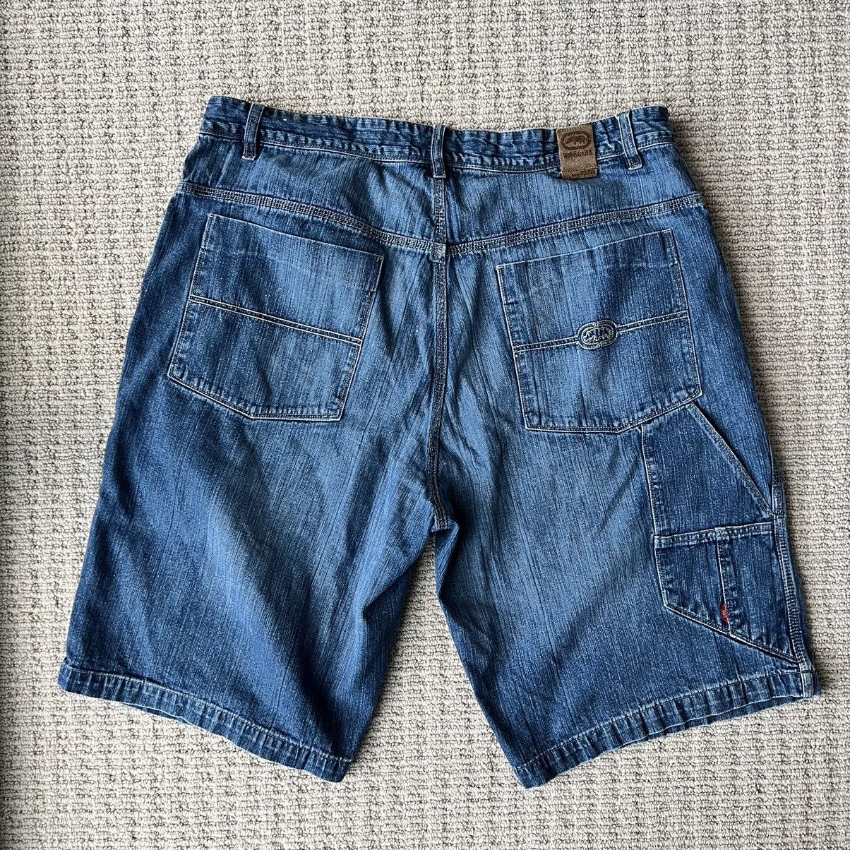 Ecko Unltd. × Vintage Vintage Ecko UnItd. Foundry-Fit Carpenter Jean Shorts Size US 40 / EU 56 - 2 Thumbnail