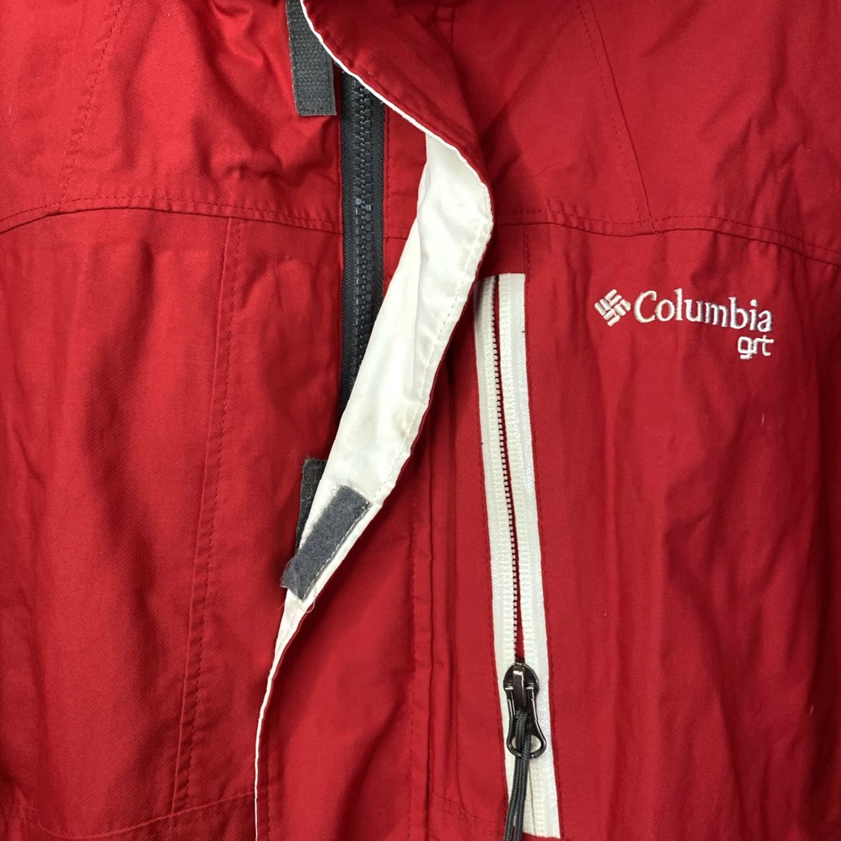Vintage Columbia Interchange Jacket Mens L Full Zip Ski Winter 3-in-1 Nylon Red 26X31 Snow Pair? Size US L / EU 52-54 / 3 - 5 Thumbnail