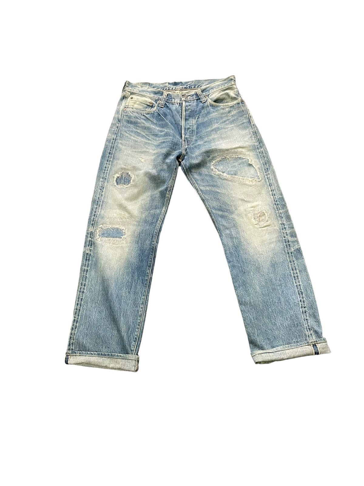 Sugar Cane Vintage Sugar Cane Lot 902 Selvedge Distresed Denim Size US 32 / EU 48 - 1 Thumbnail