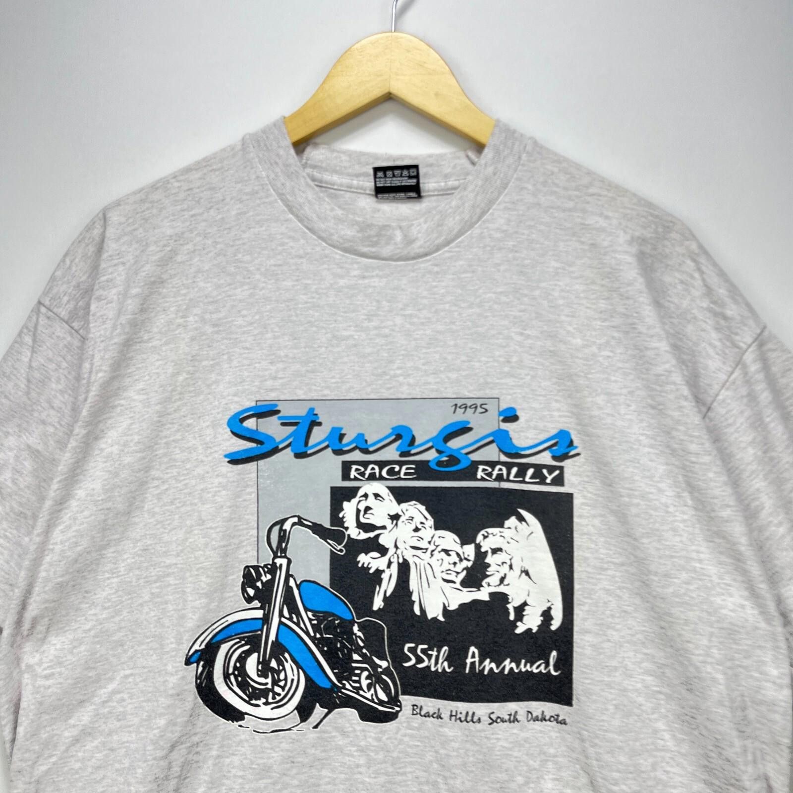Harley Davidson Vintage Sturgis Harley 1995 Ralley T Shirt XL Black Hills Size US XL / EU 56 / 4 - 2 Thumbnail