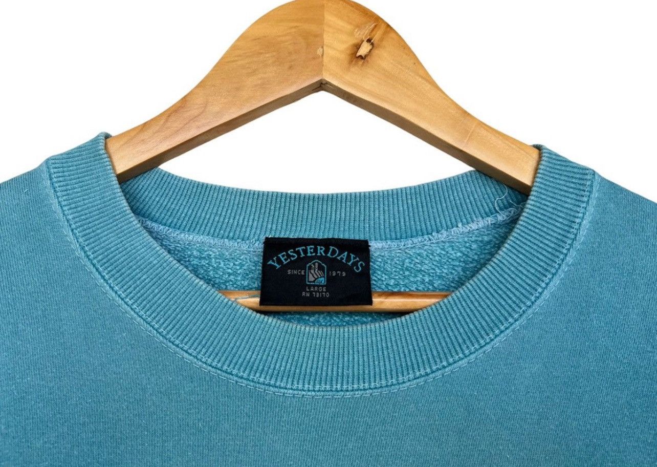 Vintage Vintage 90s Madeline Island Scenary Sweatshirt XL Turqoise Size US XL / EU 56 / 4 - 7 Thumbnail