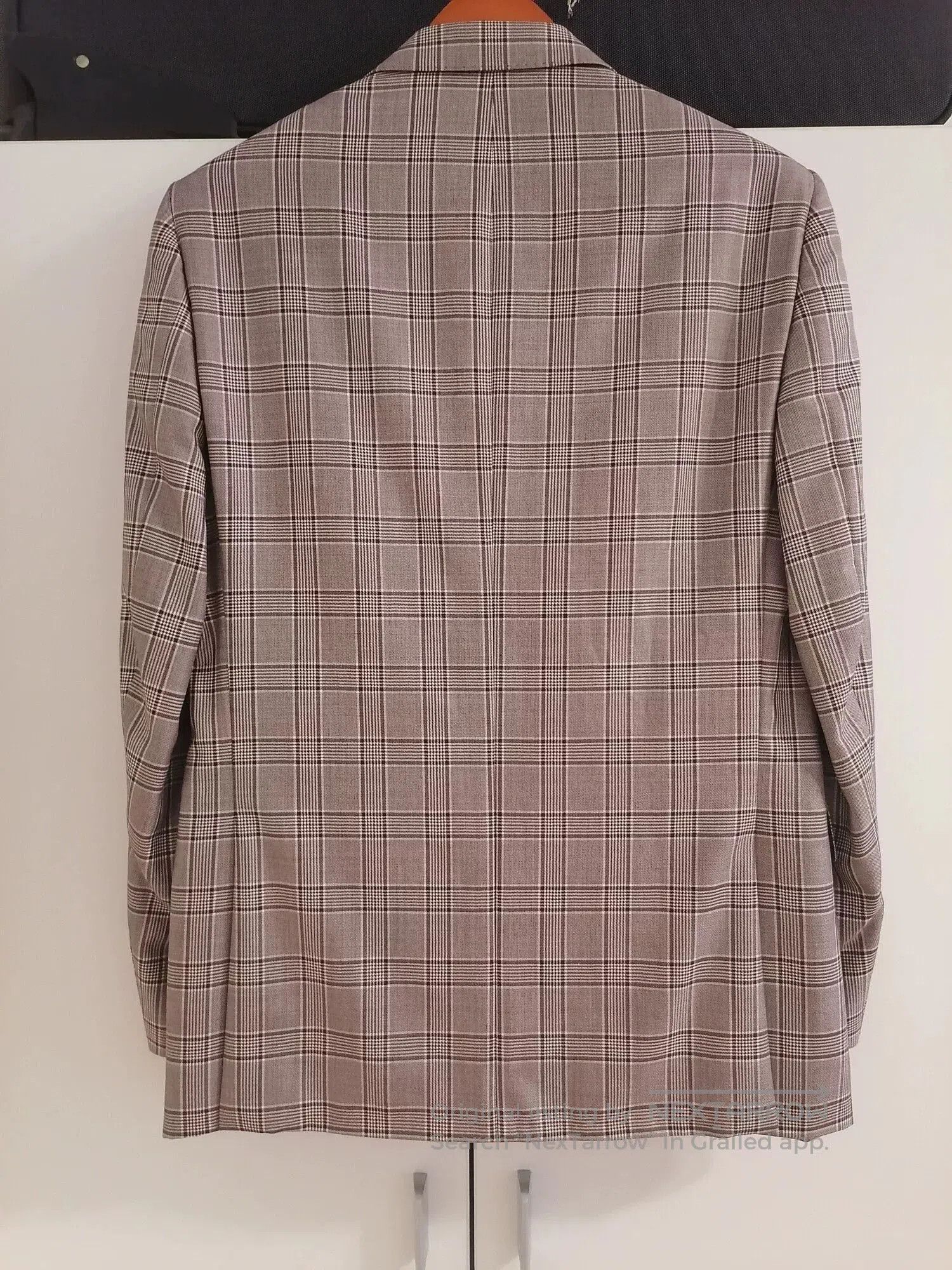 Valentino Valentino Men's Prince of Wales Check Blazer. Size US XL / EU 56 / 4 - 4 Thumbnail