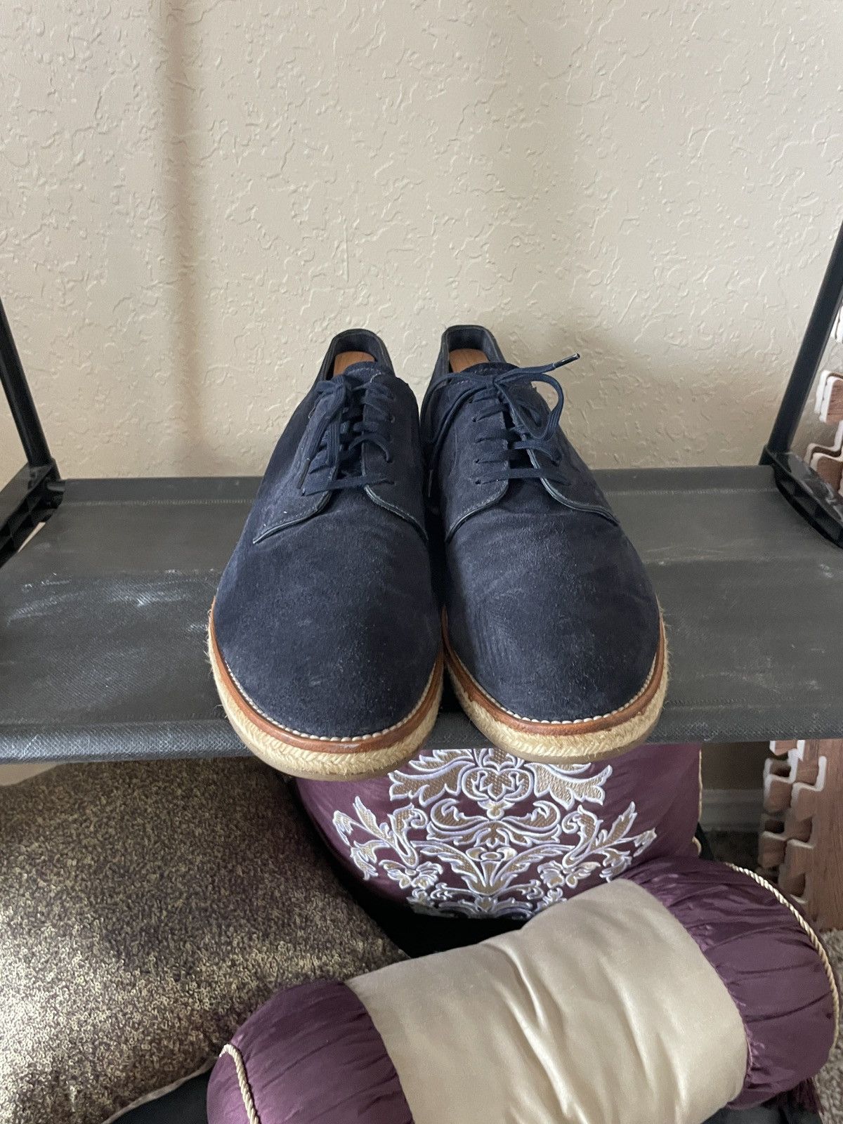 Prada Suede Derby’s w/espadrille soles Size US 13 / EU 46 - 1 Thumbnail