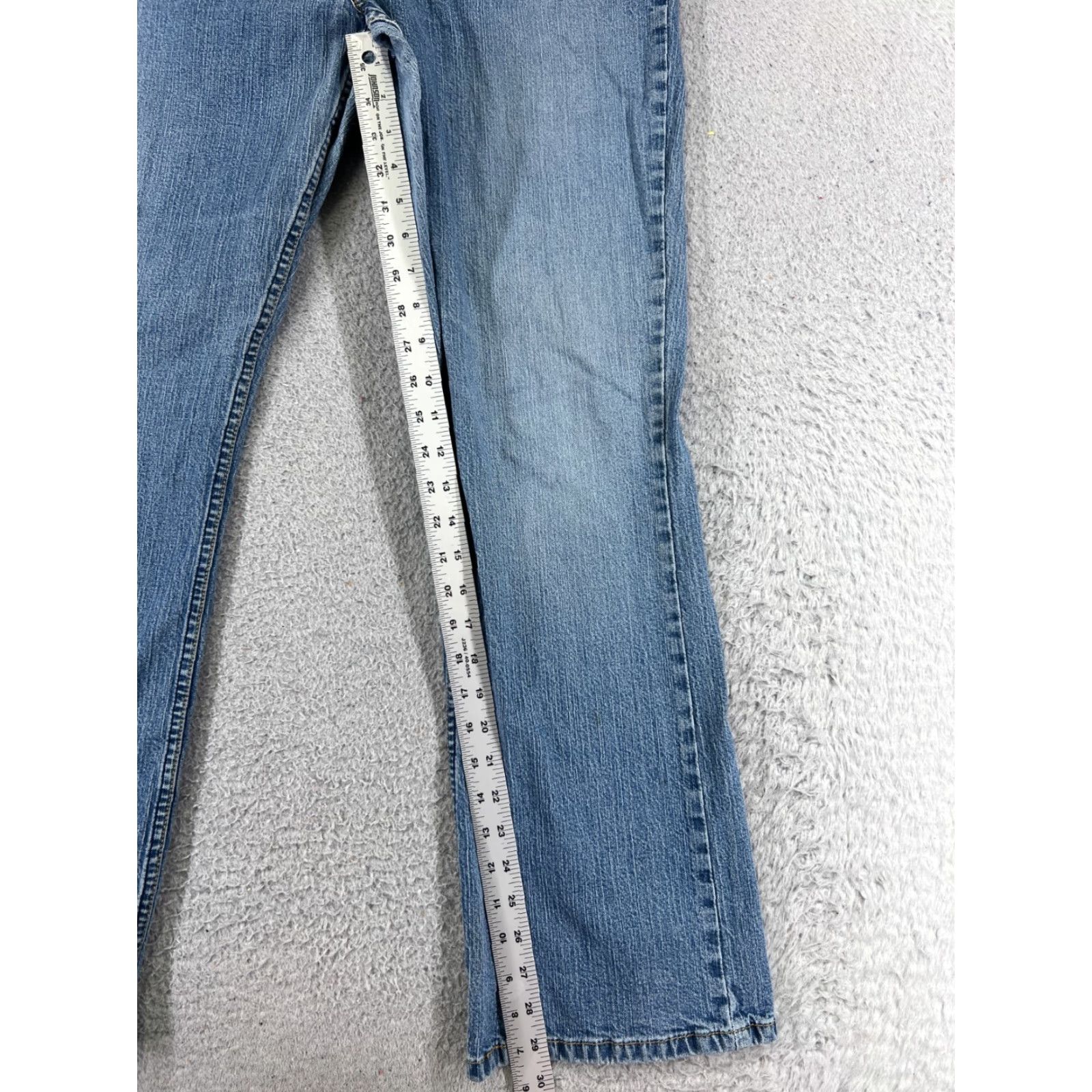 Levi's Levi's Women's Denim Jeans Bootcut Stretch Mid Rise Blue 16 Regular Cotton 33x29 Size 38" / US 16 / IT 52 - 7 Thumbnail