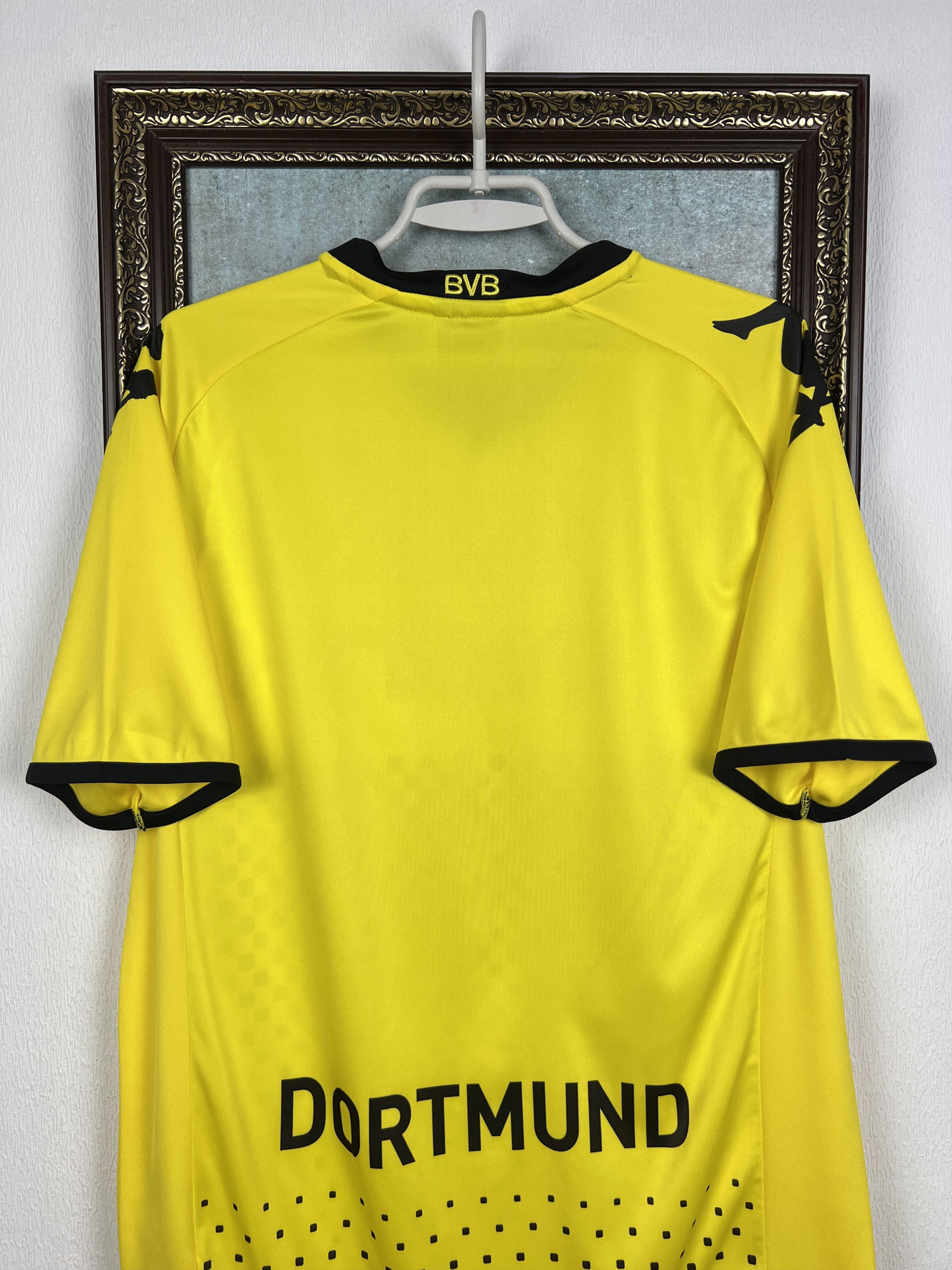 Kappa Borussia Dortmund Home football shirt Soccer Jersey Trikot Size US L / EU 52-54 / 3 - 8 Thumbnail