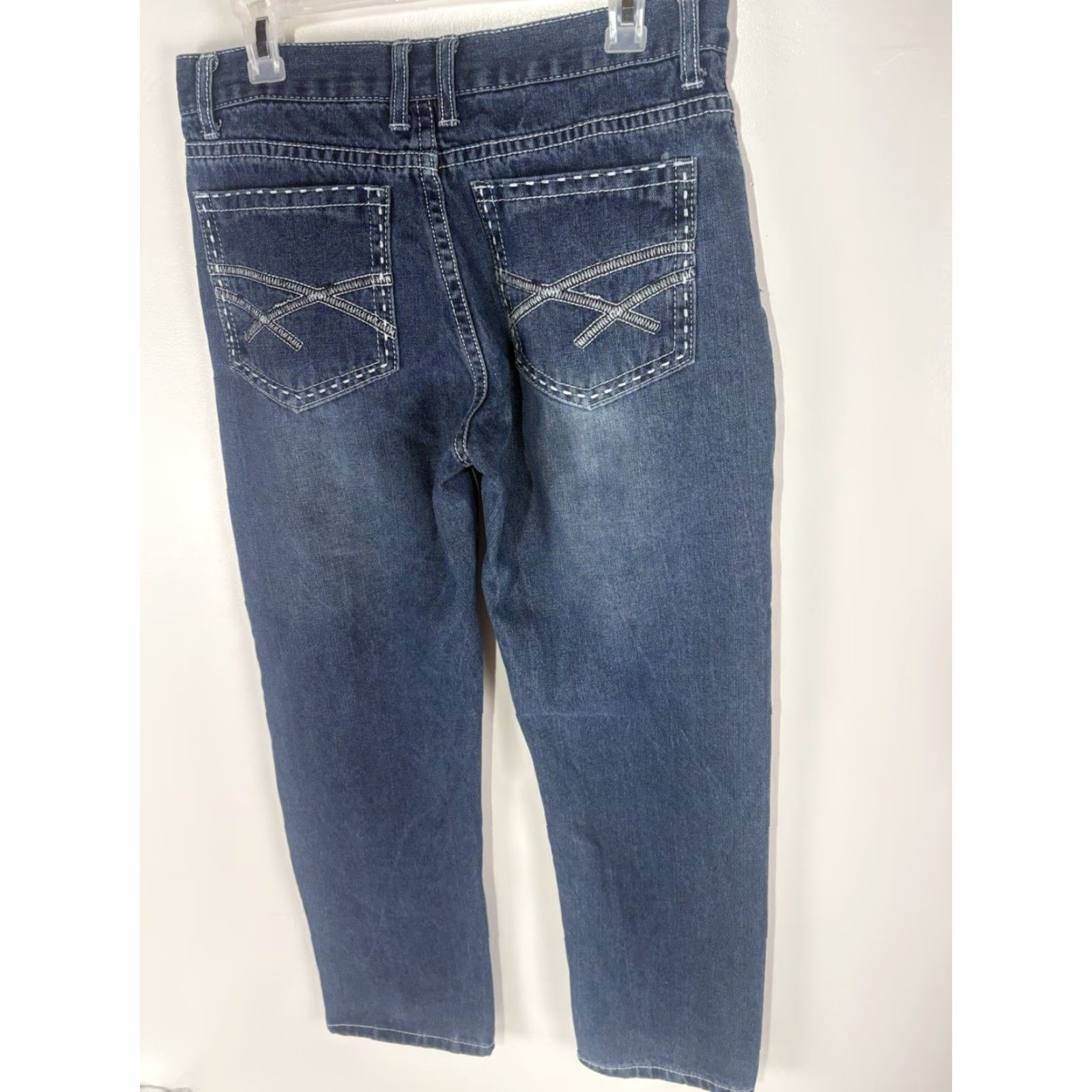 Vintage Indigo People Jeans Men’s Size 34x32 Denim 5-Pocket Straight Mid Rise Button Zip Regular Size US 34 / EU 50 - 5 Thumbnail