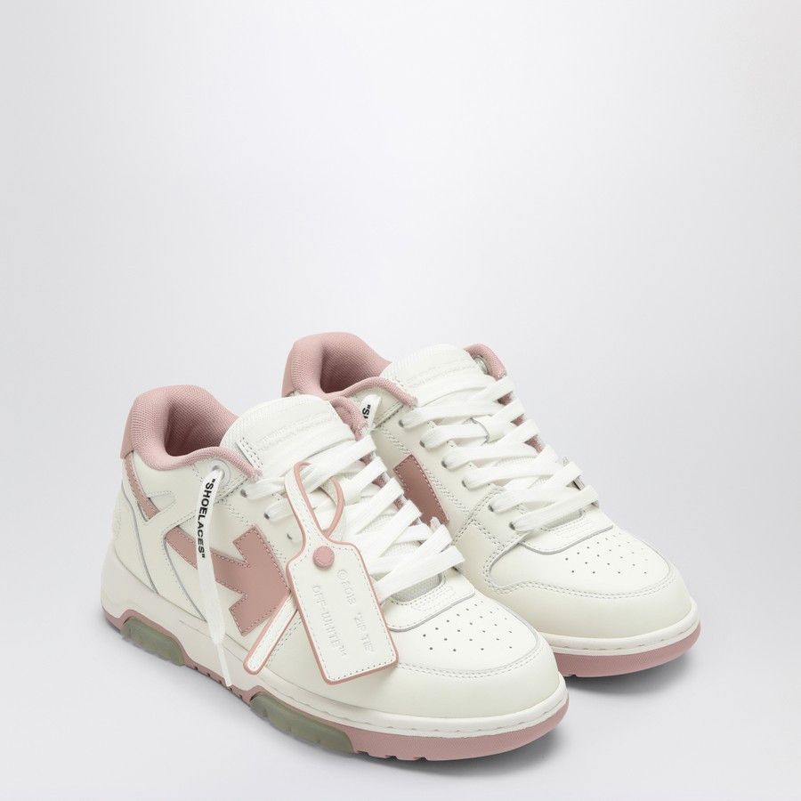 Off-White o1d2blof0924 Out Of Office Low Trainer in White & Pink Size US 10 / IT 40 - 2 Thumbnail