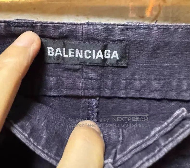 Balenciaga Balenciaga Slightly aged distressed pocket cargo pants Size US 30 / EU 46 - 4 Thumbnail