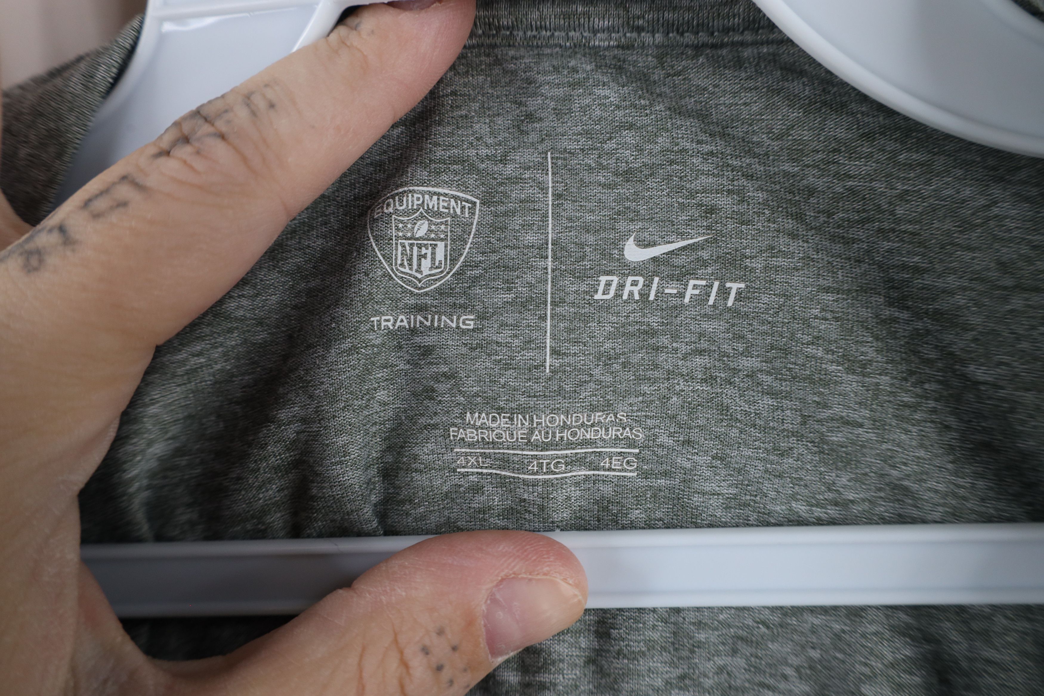 Nike × Vintage Nike Spell Out Detroit Lions Football Short Sleeve T-Shirt Size US XXL / EU 58 / 5 - 8 Thumbnail