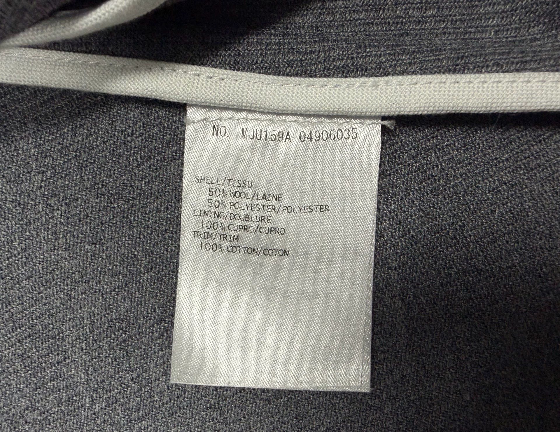 Thom Browne Thom Browne 3-Color Collar Medium Gray Slim Suit Size US L / EU 52-54 / 3 - 5 Thumbnail