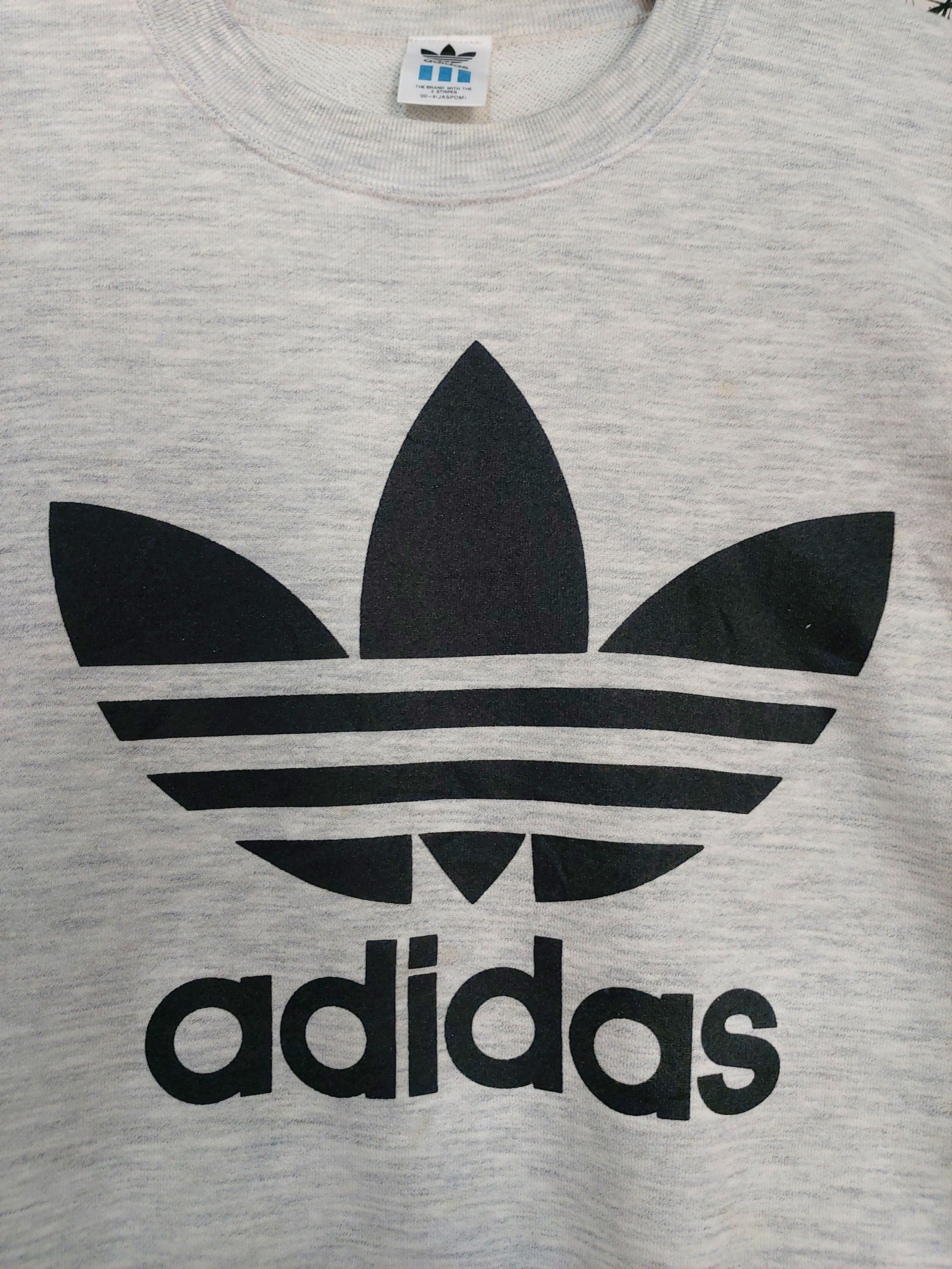 Adidas 90'S ADIDAS TREFOIL LOGO SWEATSHIRT Size US M / EU 48-50 / 2 - 2 Thumbnail