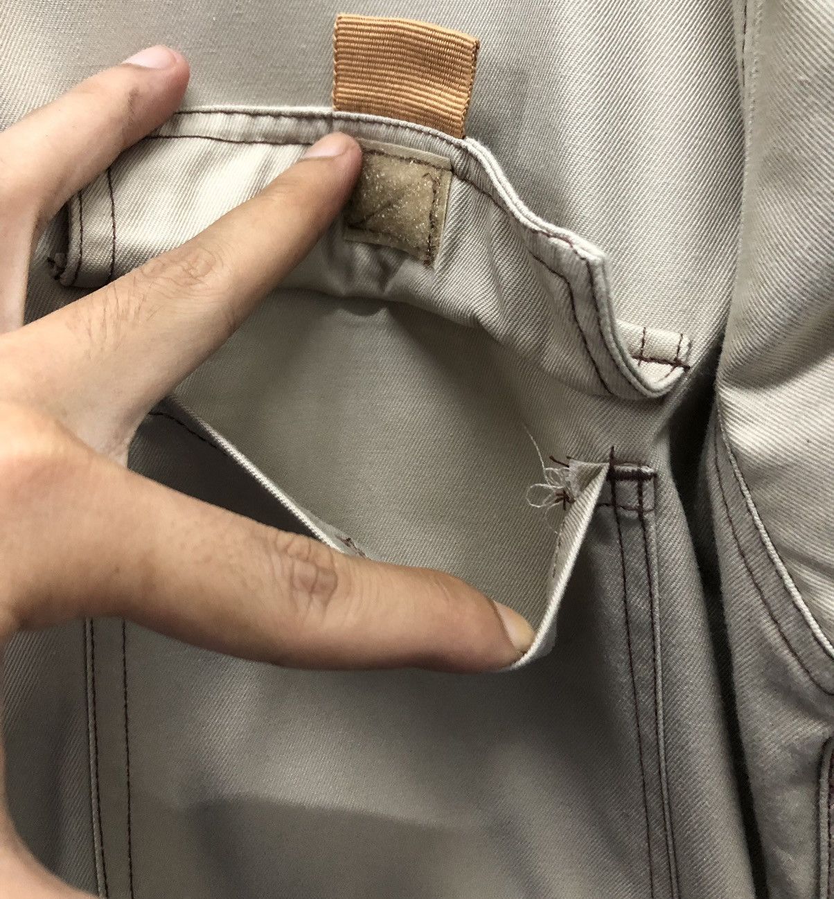 Other ISUZU Branded Khaki Work Coverall Durable Utility Jumpsuit Size US 40 / EU 56 - 5 Thumbnail
