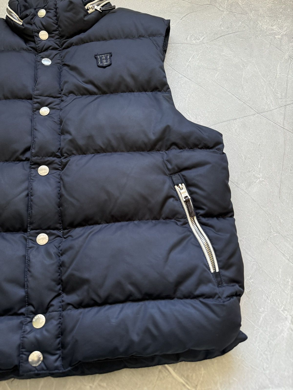 Hackett Hackett London Nylon Down Puffer Vest Navy Inner Hood Size US M / EU 48-50 / 2 - 4 Thumbnail