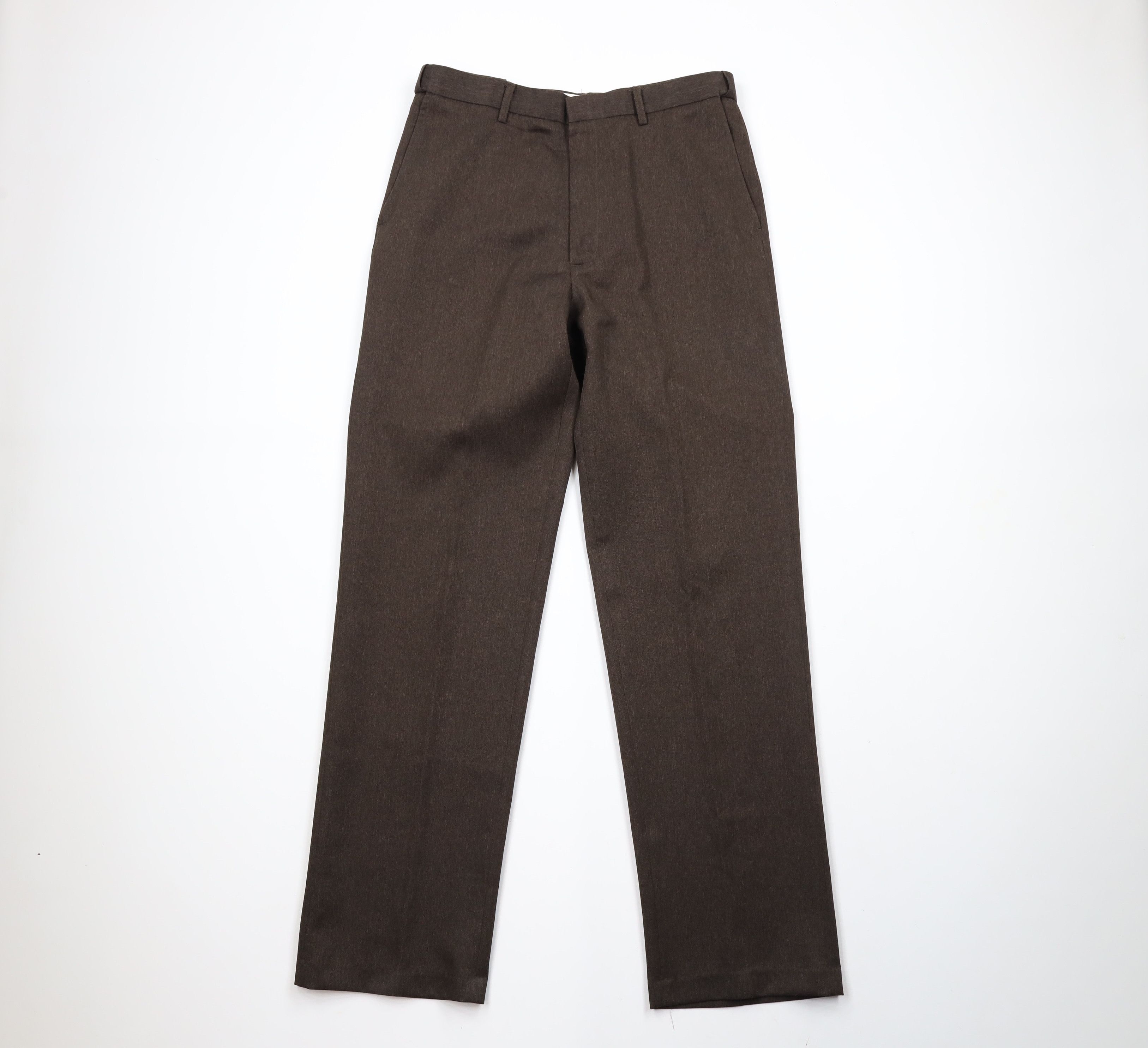 Vintage Vintage 90s Streetwear Straight Leg Chino Pants Brown Size US 32 / EU 48 - 1 Thumbnail