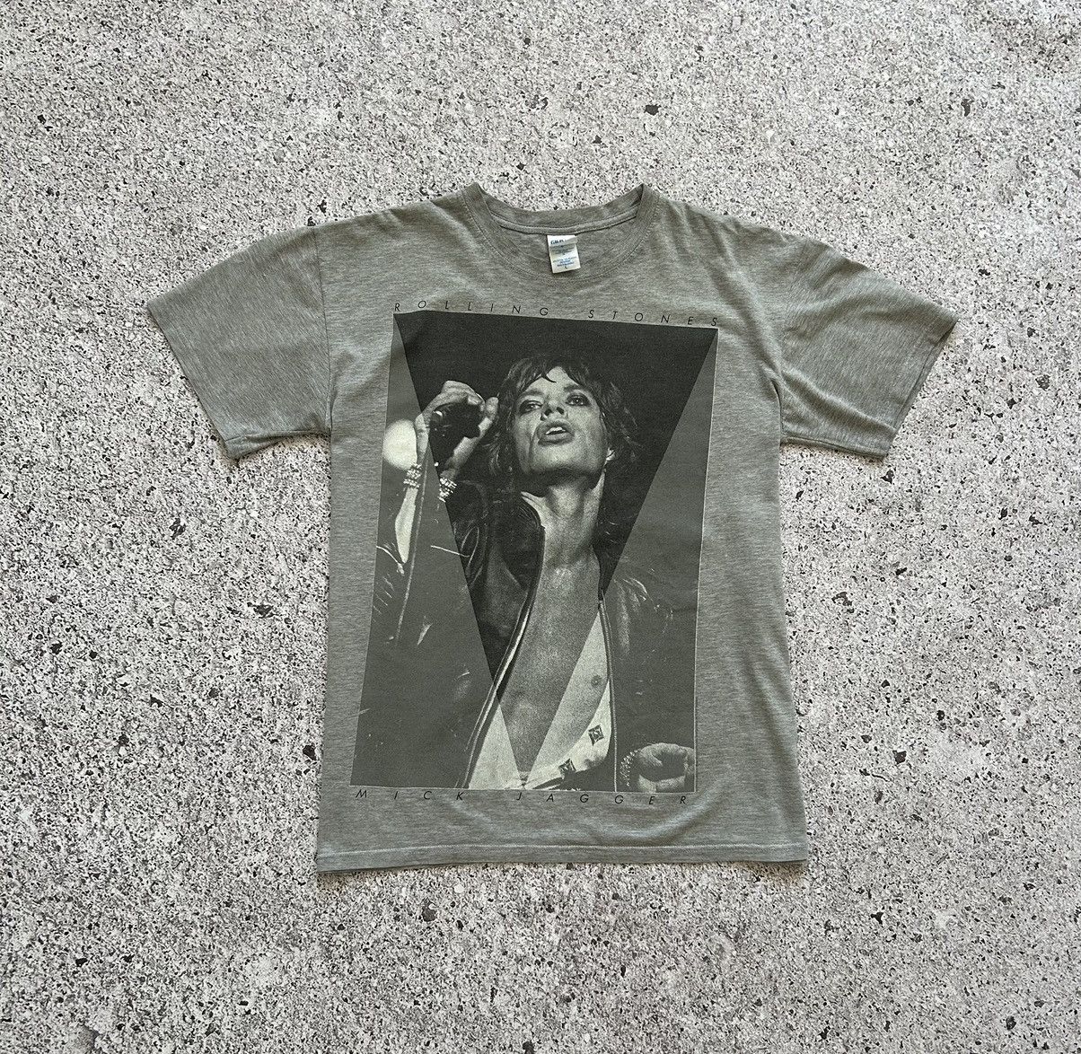 Band Tees × The Rolling Stones Vintage Rock Band The Rolling Stones Mick Jagger T-Shirt Size US L / EU 52-54 / 3 - 1 Thumbnail