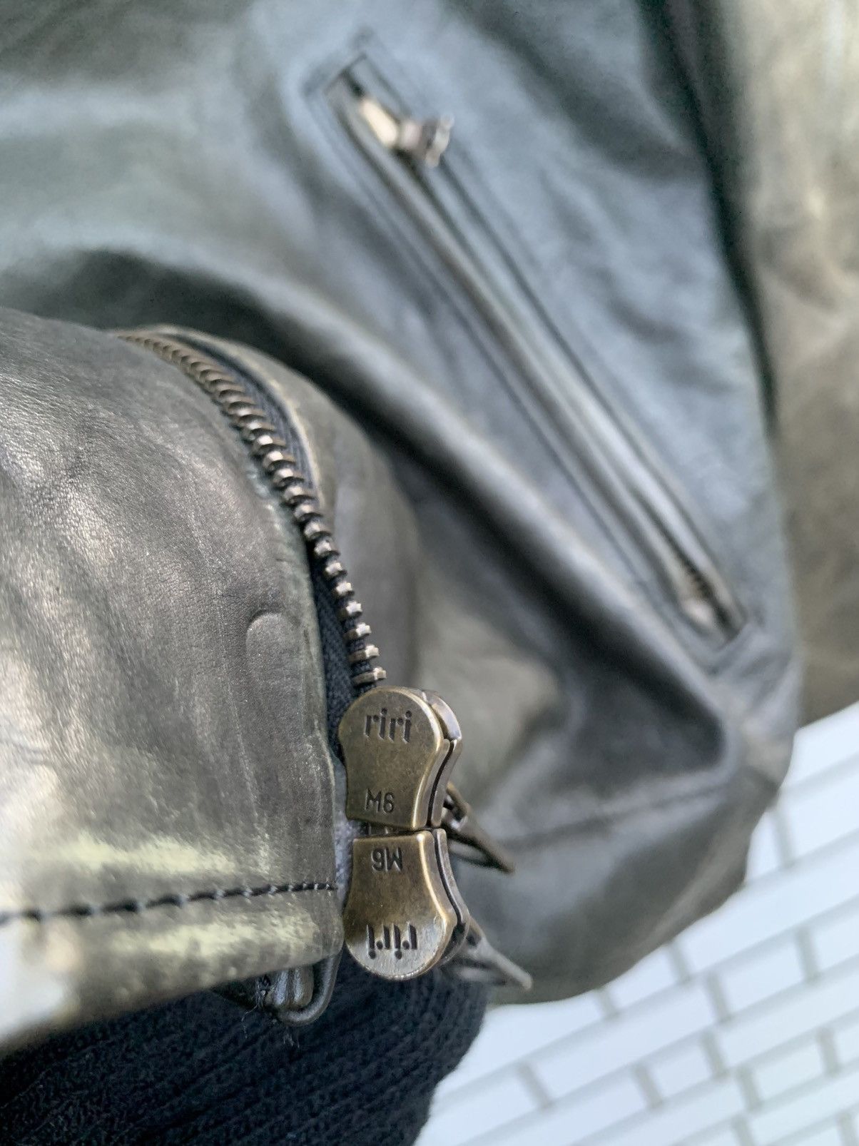 14th Addiction Vintage Japanese Brand Cuir Standard Leather Jacket Size US L / EU 52-54 / 3 - 23 Thumbnail